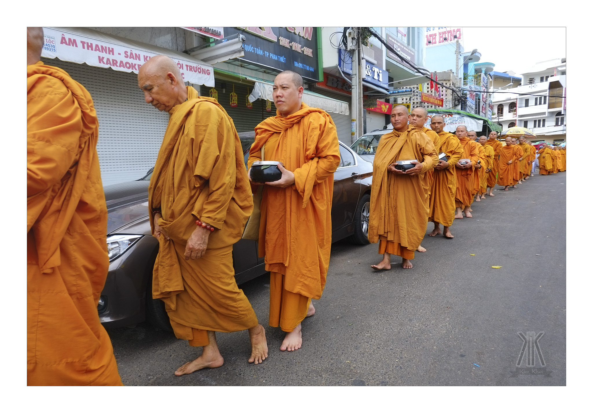 Fujifilm XC 16-50mm F3.5-5.6 OIS II sample photo. March of the monks photography