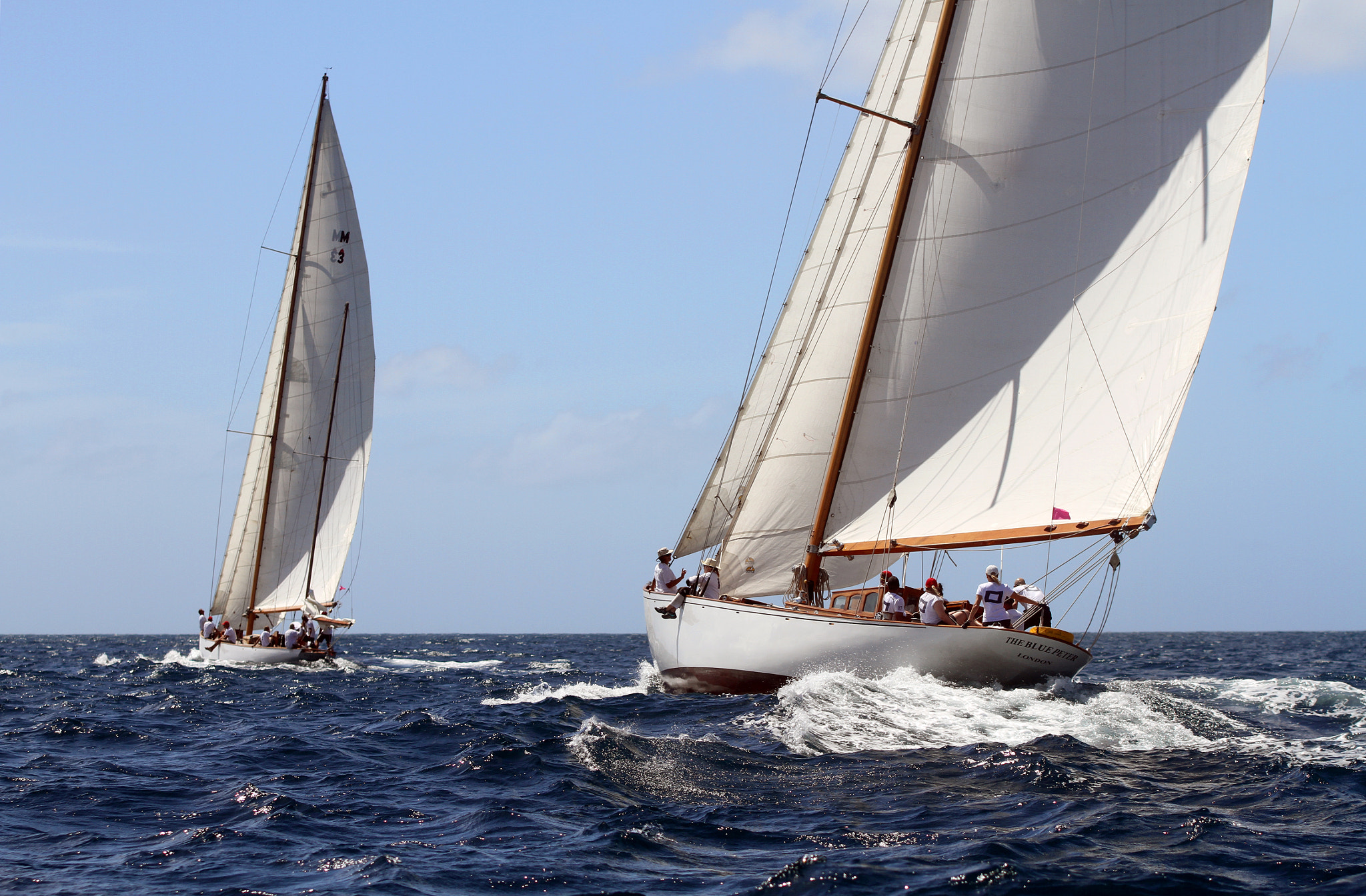 Sigma 70-200mm F2.8 EX DG OS HSM sample photo. Classic yacht fleet photography