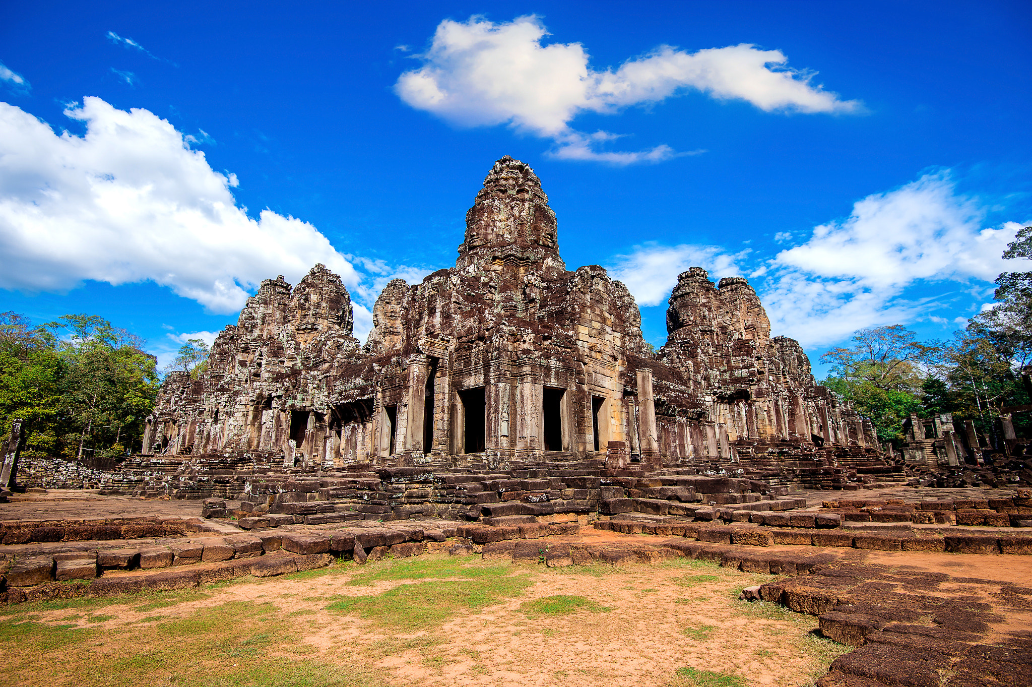 Nikon D4S sample photo. Ancient stone faces of bayon temple, angkor wat, siam reap, camb photography