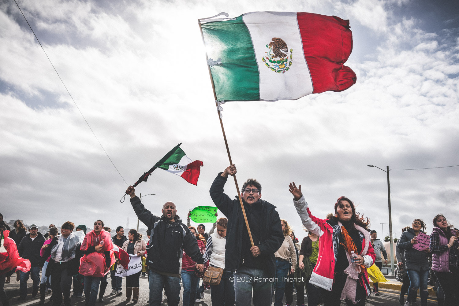 35mm F2.0 sample photo. Mexican flags photography