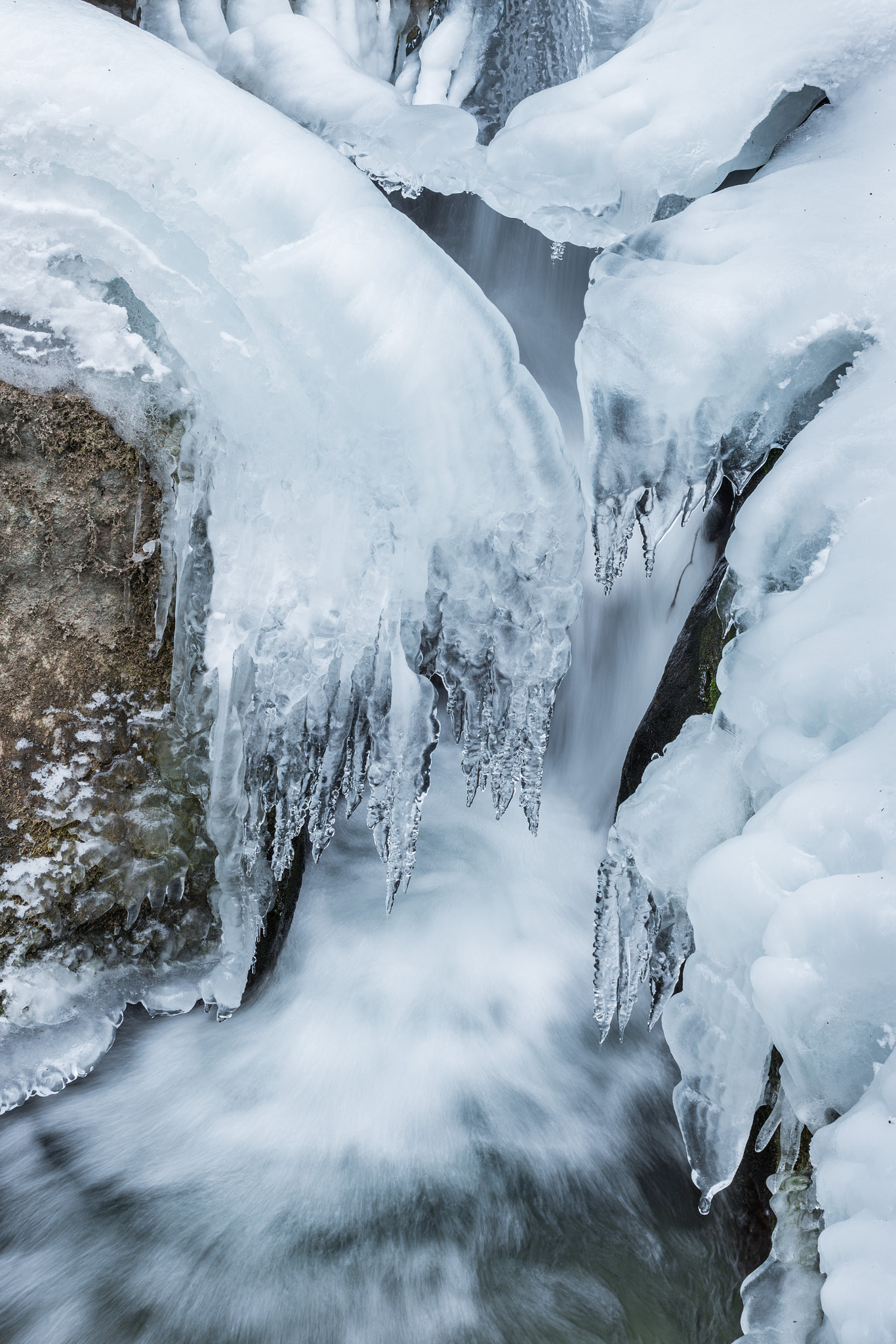 Nikon D800 sample photo. Frozen waterfall photography