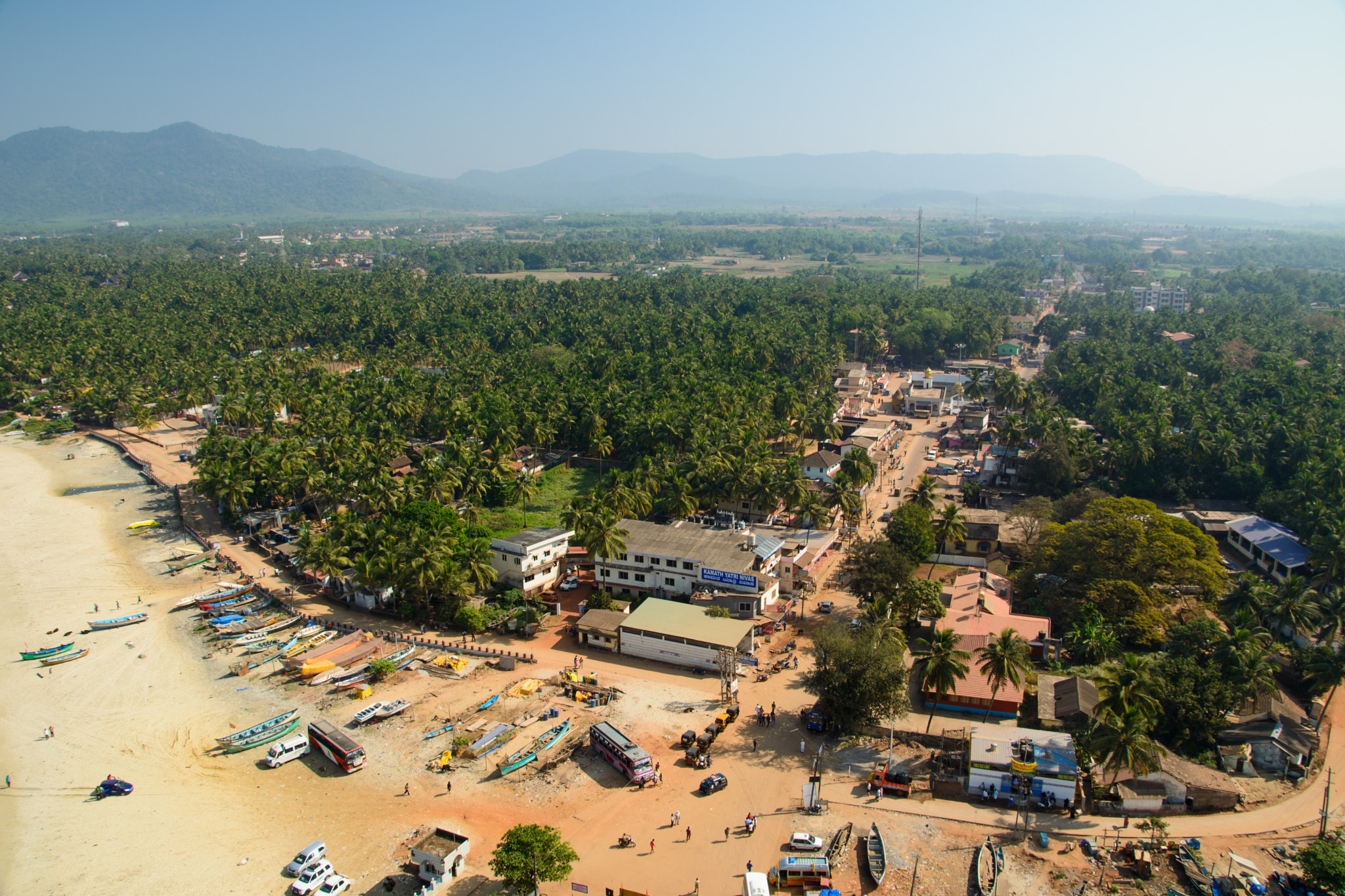 Sigma 28-300mm F3.5-6.3 DG Macro sample photo. Murudeshwar from above photography