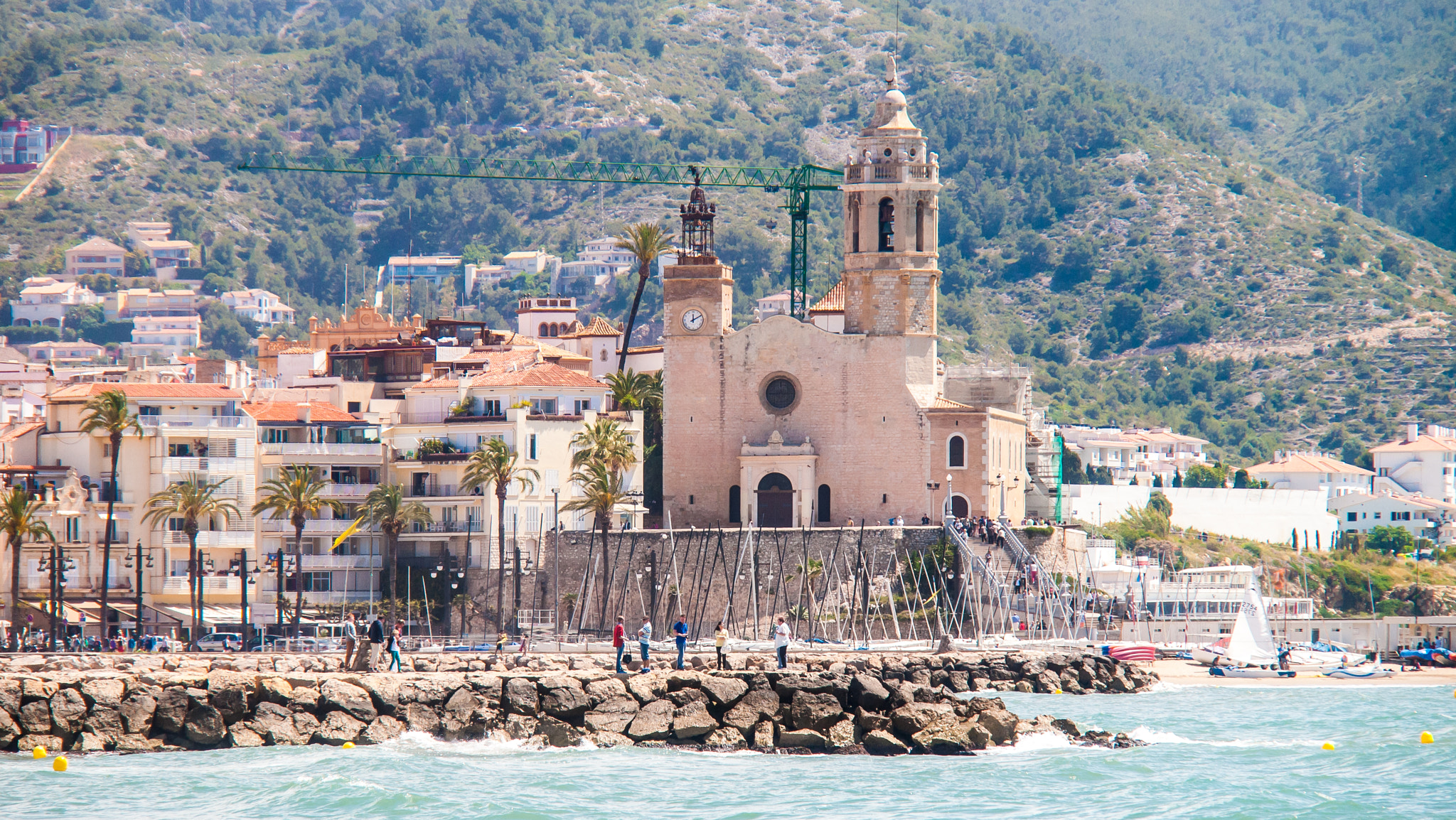 Olympus PEN E-P1 sample photo. The sitges cathedral photography