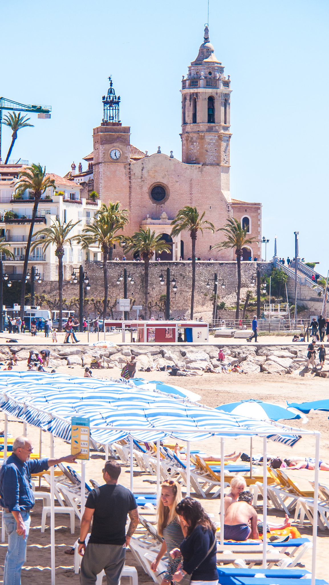 Olympus PEN E-P1 sample photo. Spring day in sitges village photography