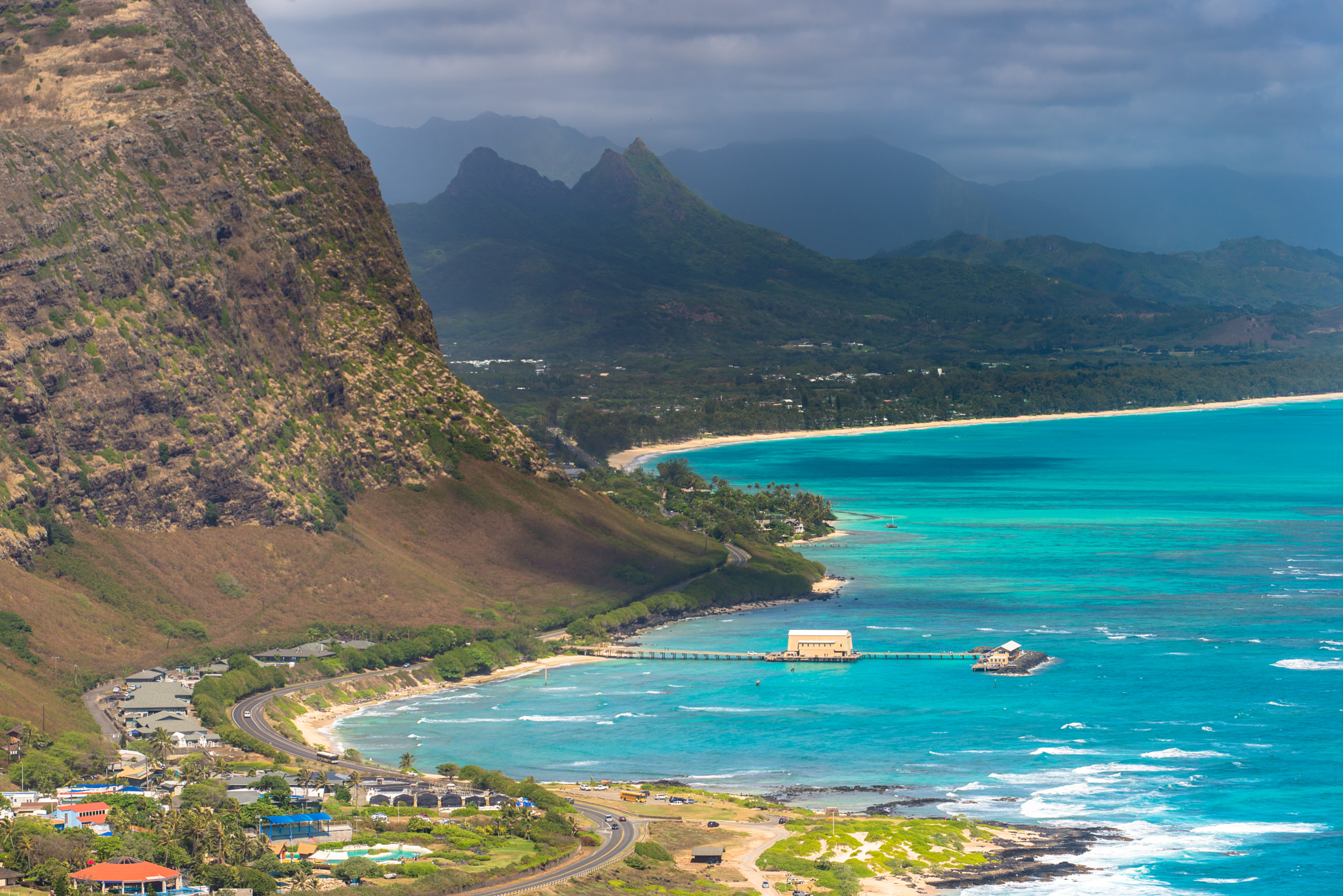 Nikon AF-S Nikkor 70-200mm F4G ED VR sample photo. Overlook view of big island hawaii photography