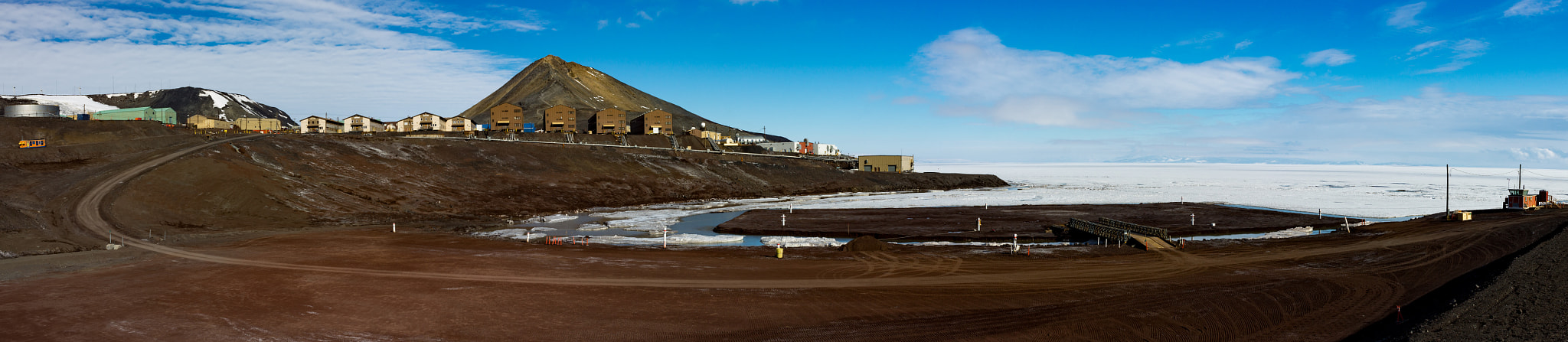 Canon EF-S 24mm F2.8 STM sample photo. Mcmurdo from the warf photography