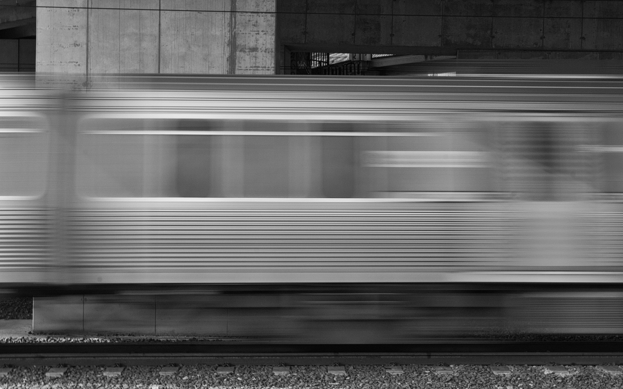 Sony SLT-A58 sample photo. Brisbane train photography