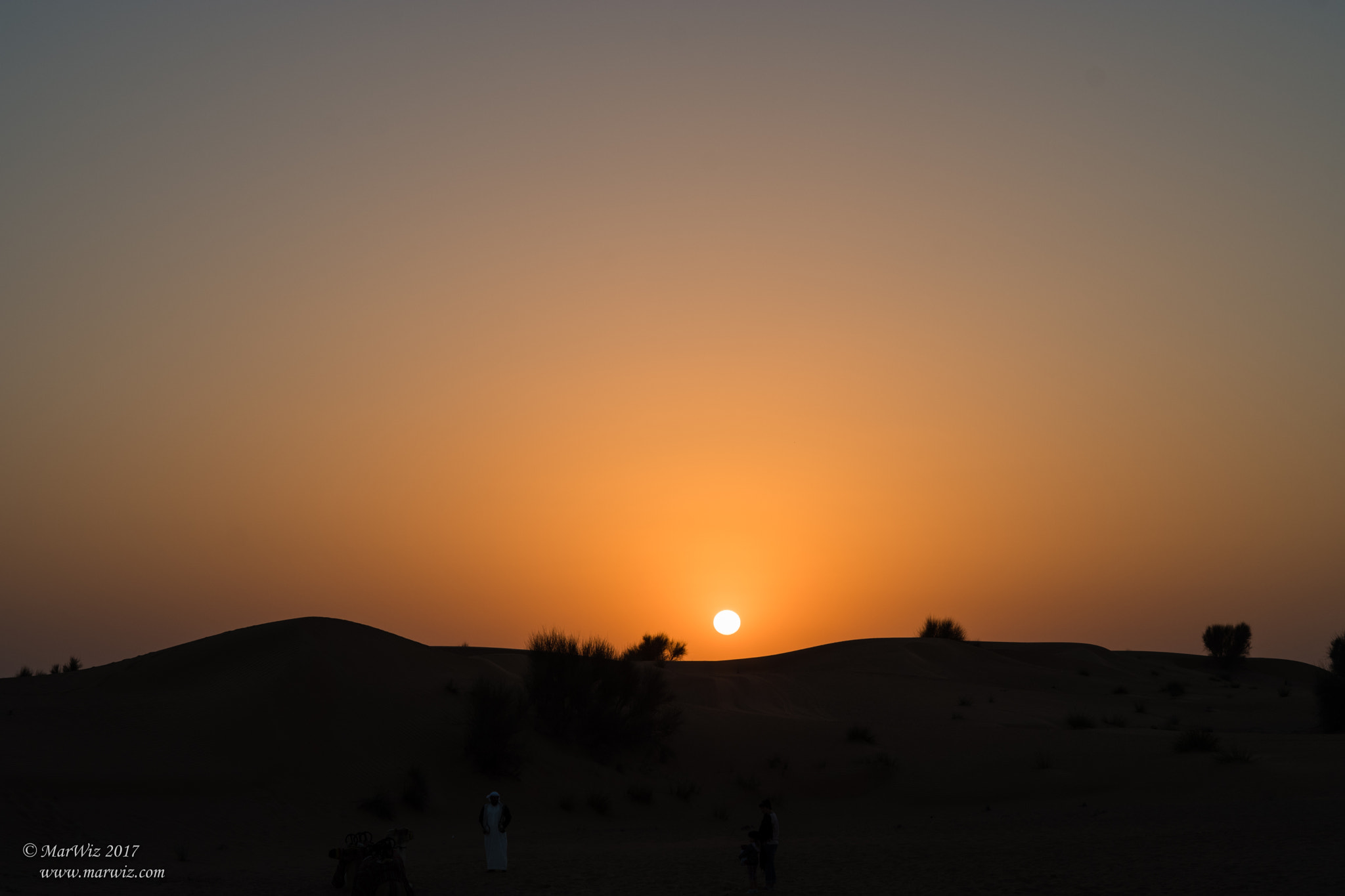Summilux-M 1:1.4/75 sample photo. Sunset in the desert photography