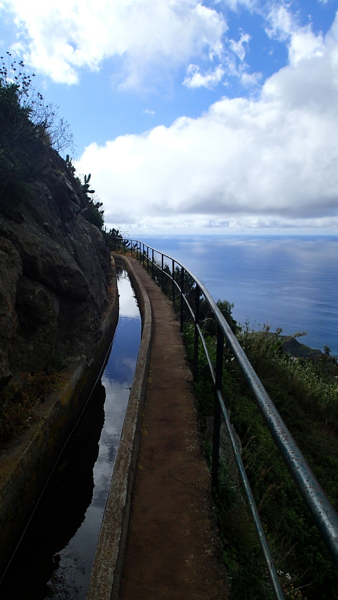 Olympus TG-2 sample photo. Levada and sea photography