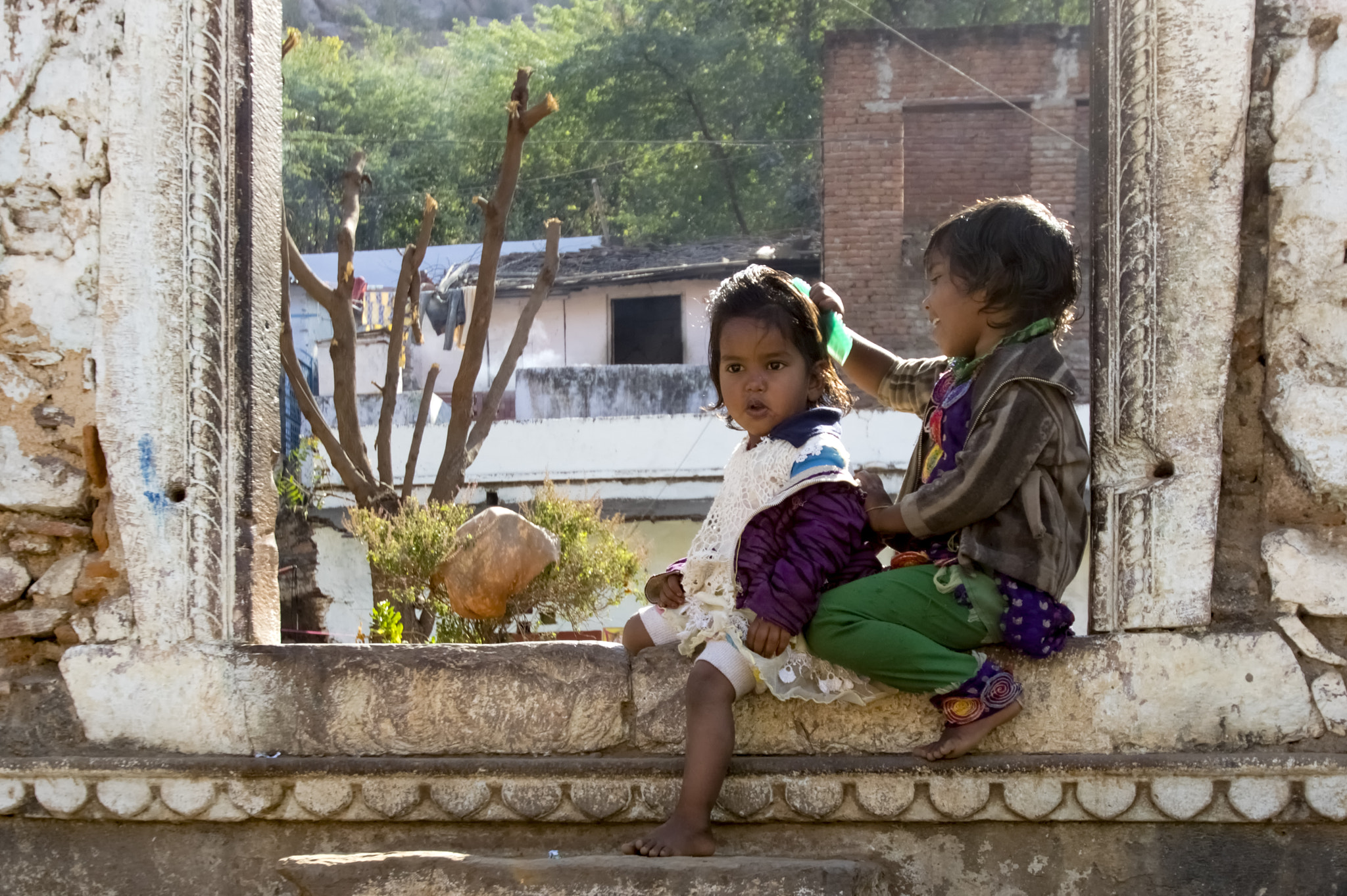 Pentax K-3 II sample photo. Children of india photography