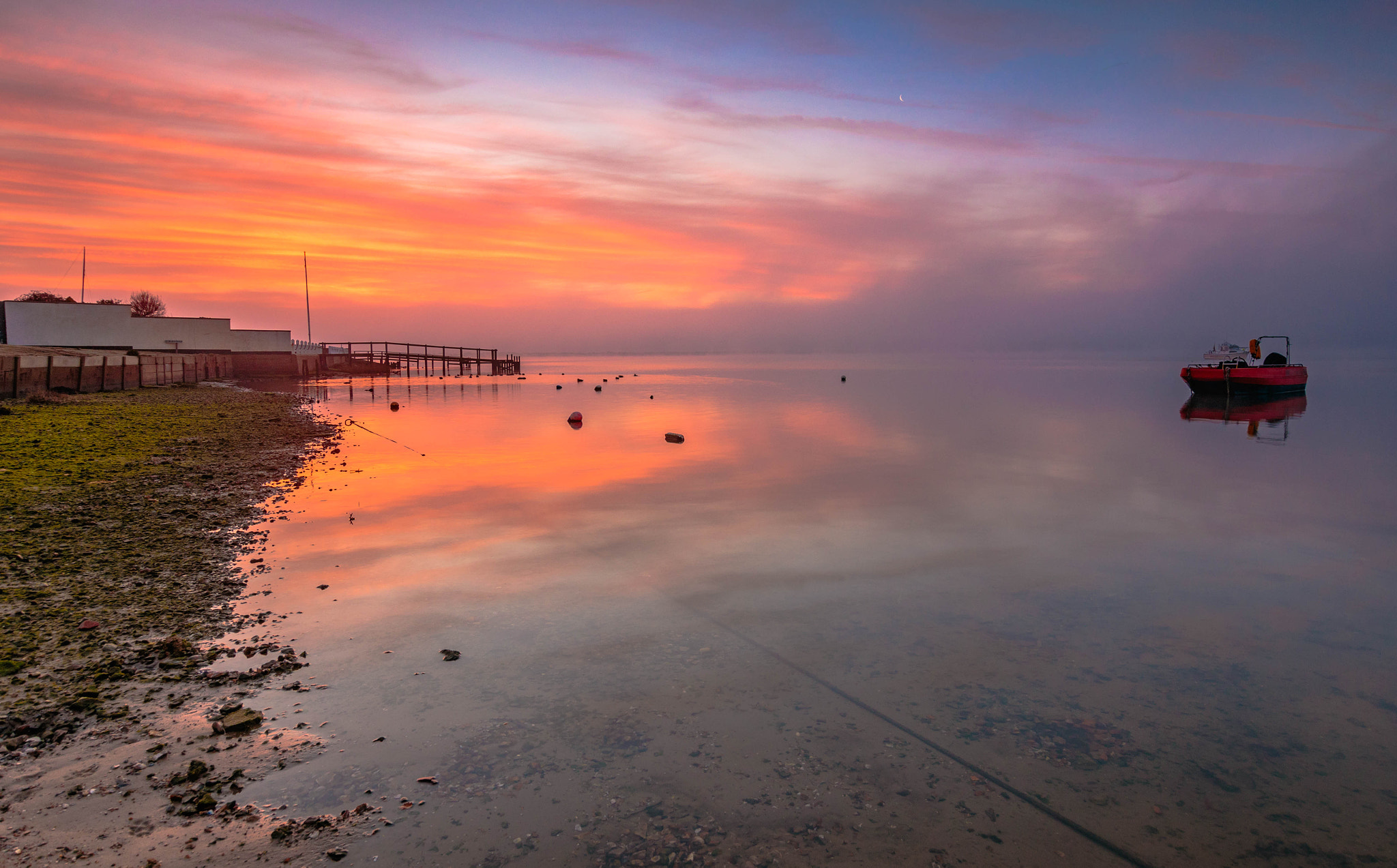 Sigma 10-20mm F3.5 EX DC HSM sample photo. Misty sunrise photography