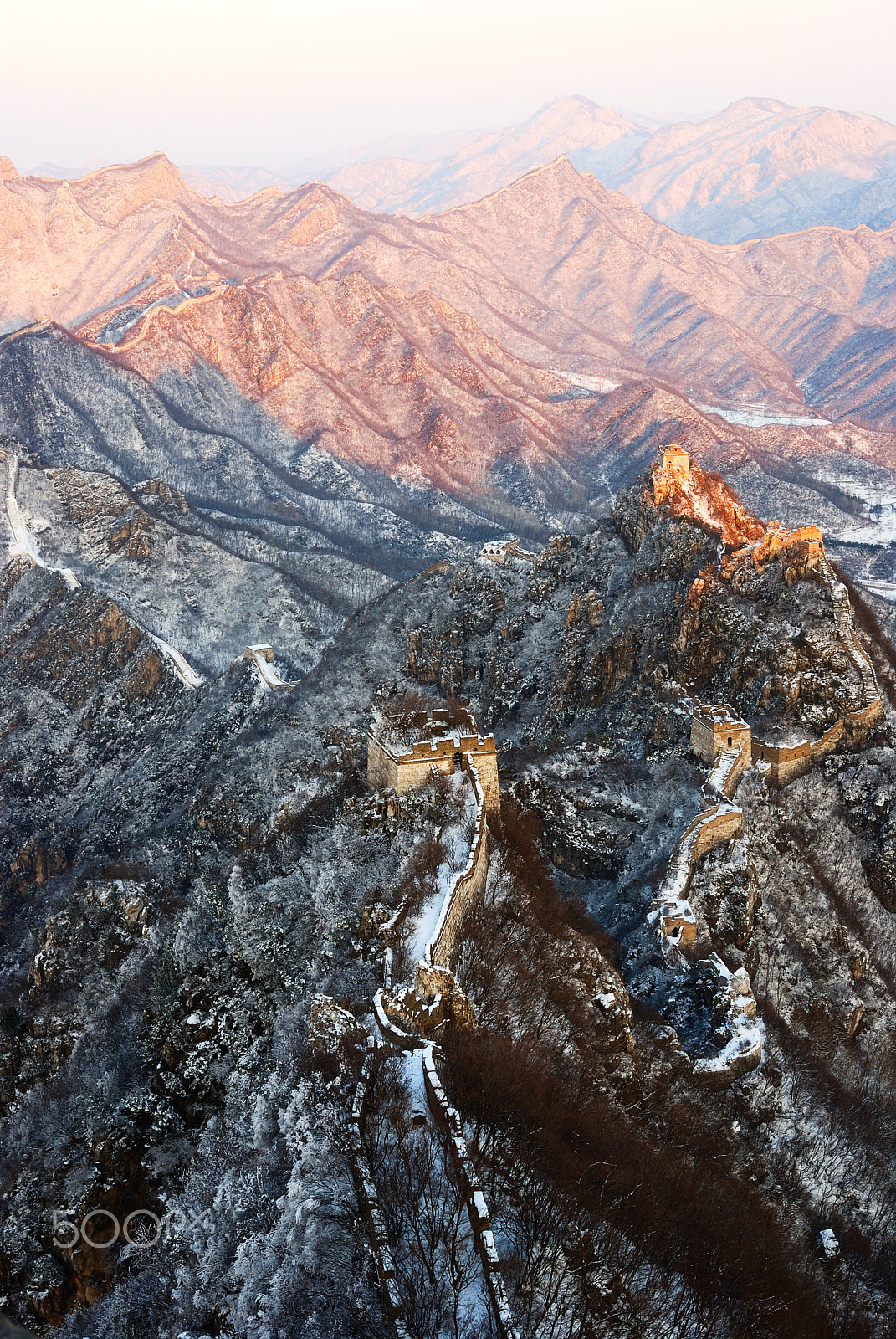 Nikon D80 + Nikon AF Nikkor 35mm F2D sample photo. Winter of great wall photography