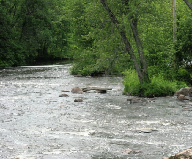 Canon POWERSHOT A570 IS sample photo. Keshena falls is part of the wolf river   photography