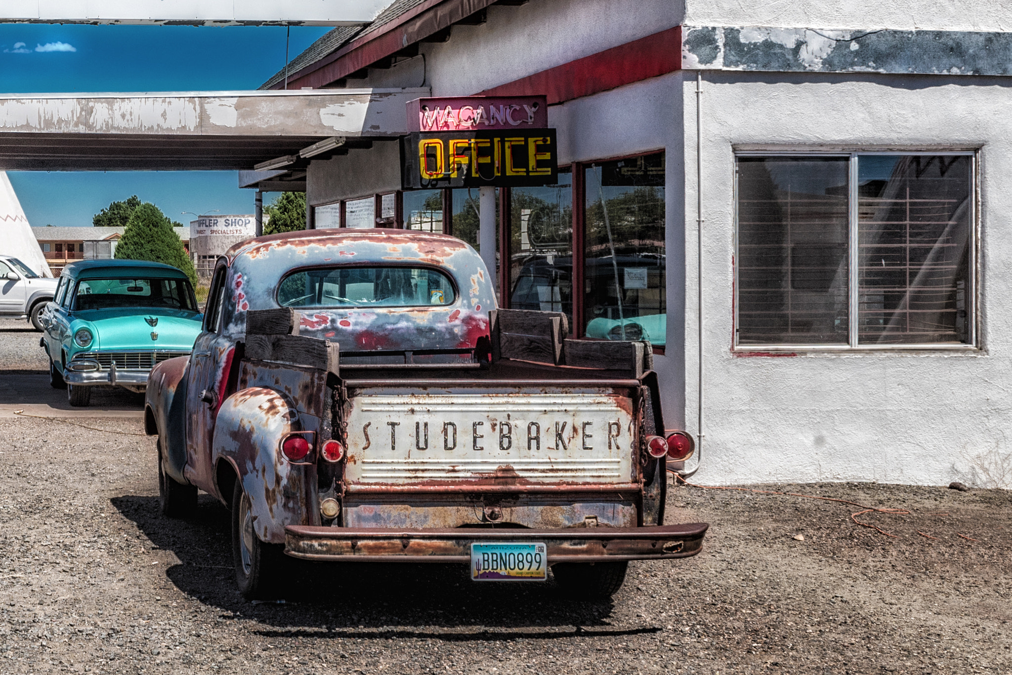 Nikon D750 + Sigma 24-70mm F2.8 EX DG Macro sample photo. Studebaker @ route 66 photography