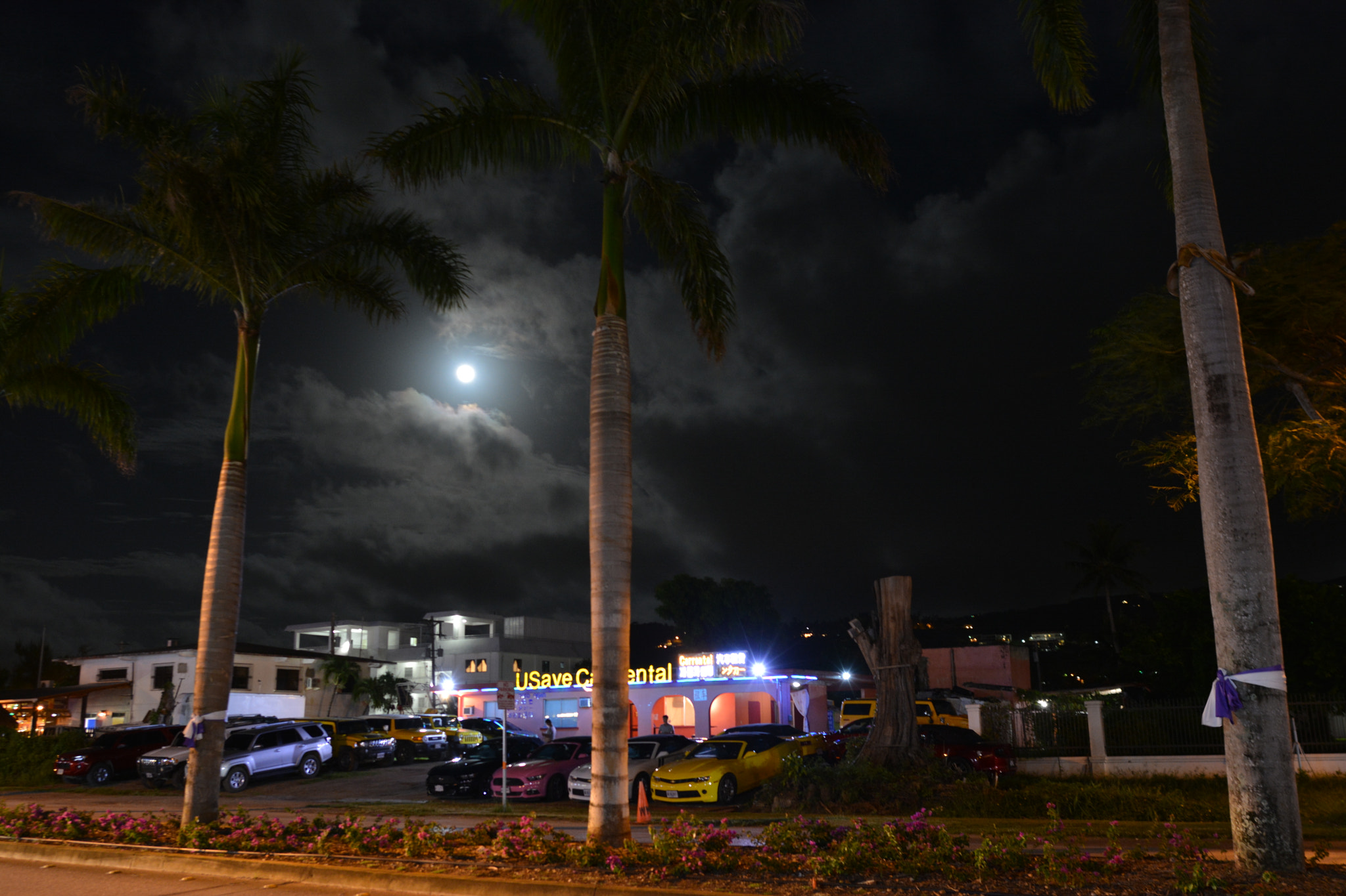 Nikon D5200 + Nikon AF-S Nikkor 20mm F1.8G ED sample photo. Moon night photography