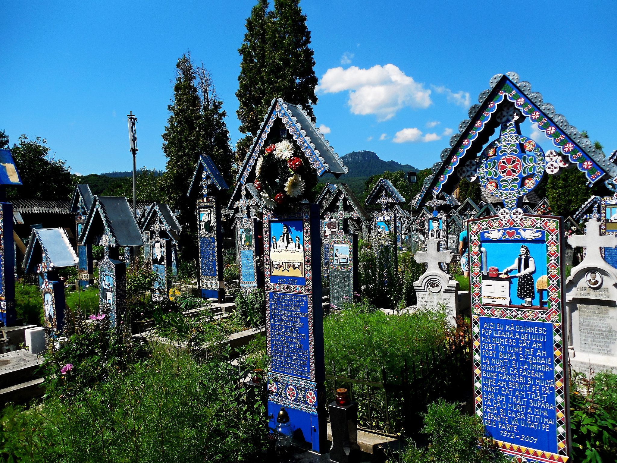 Nikon Coolpix L610 sample photo. Marry cemetery - cimitirul vesel - romania photography