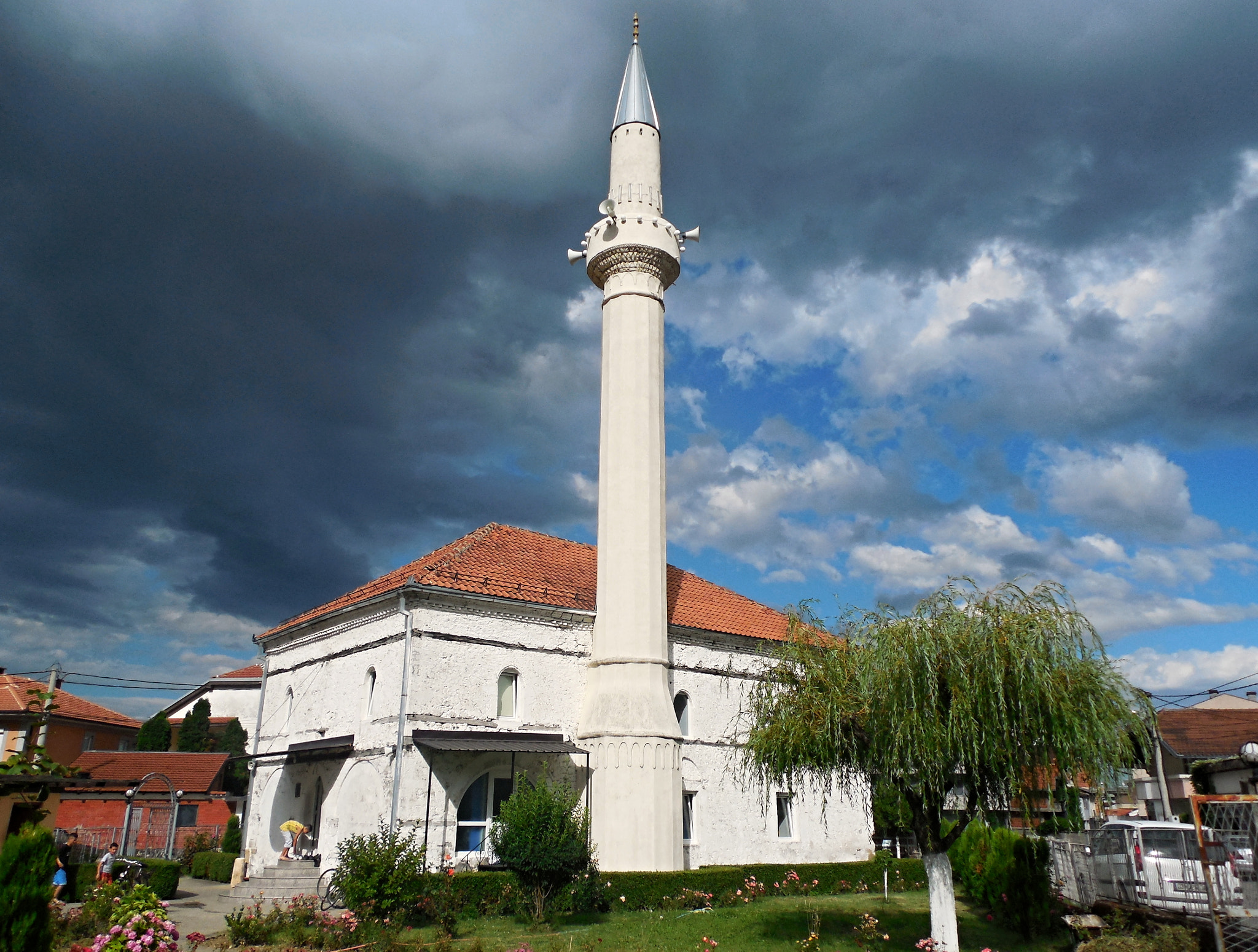 Nikon Coolpix L610 sample photo. Xhamia sahat kulla - mosque clock tower - pejË (pec) - kosovo photography