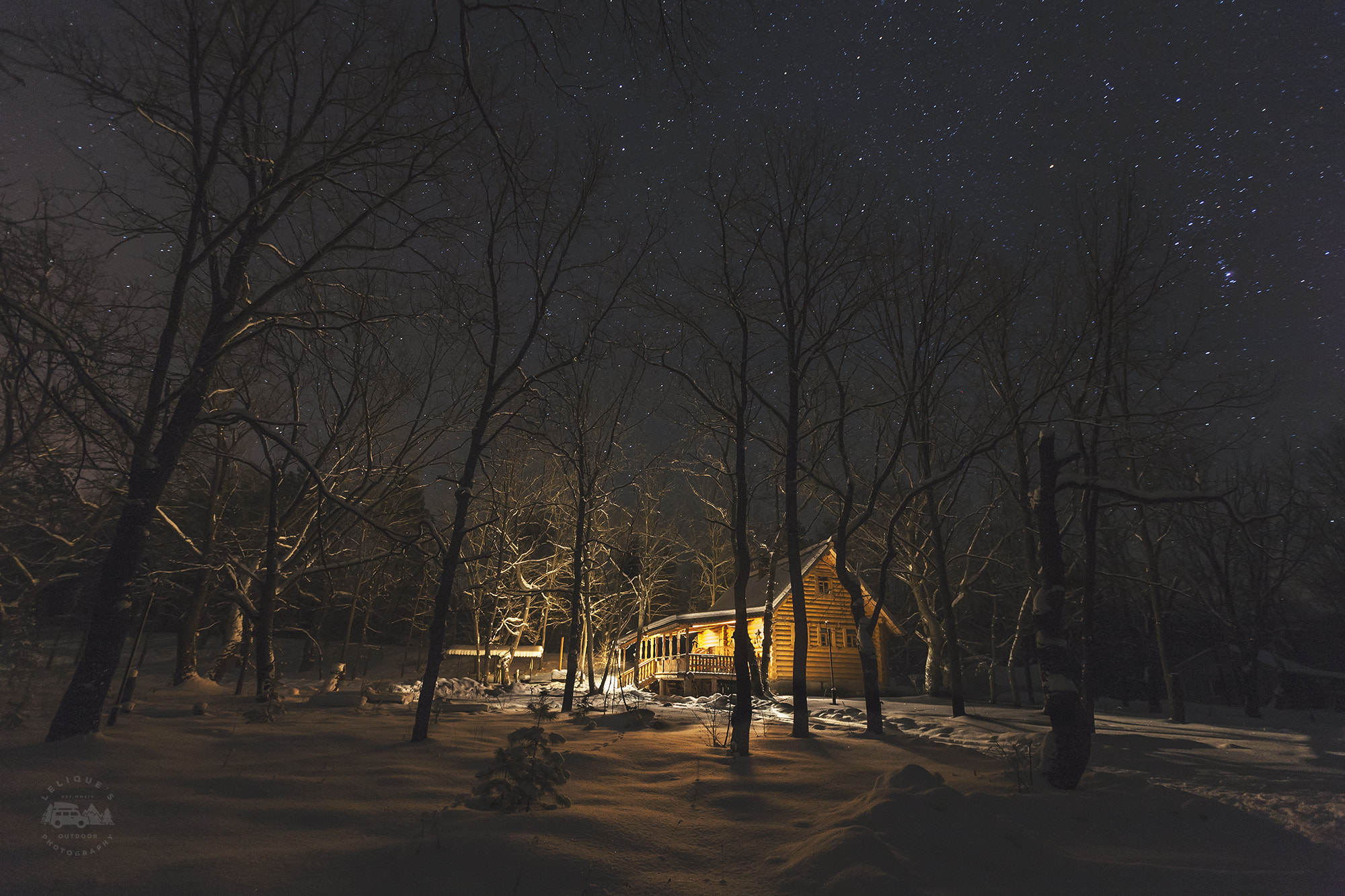 Canon EOS 5D + Canon EF 16-35mm F2.8L II USM sample photo. Winter night fairytale #1 photography