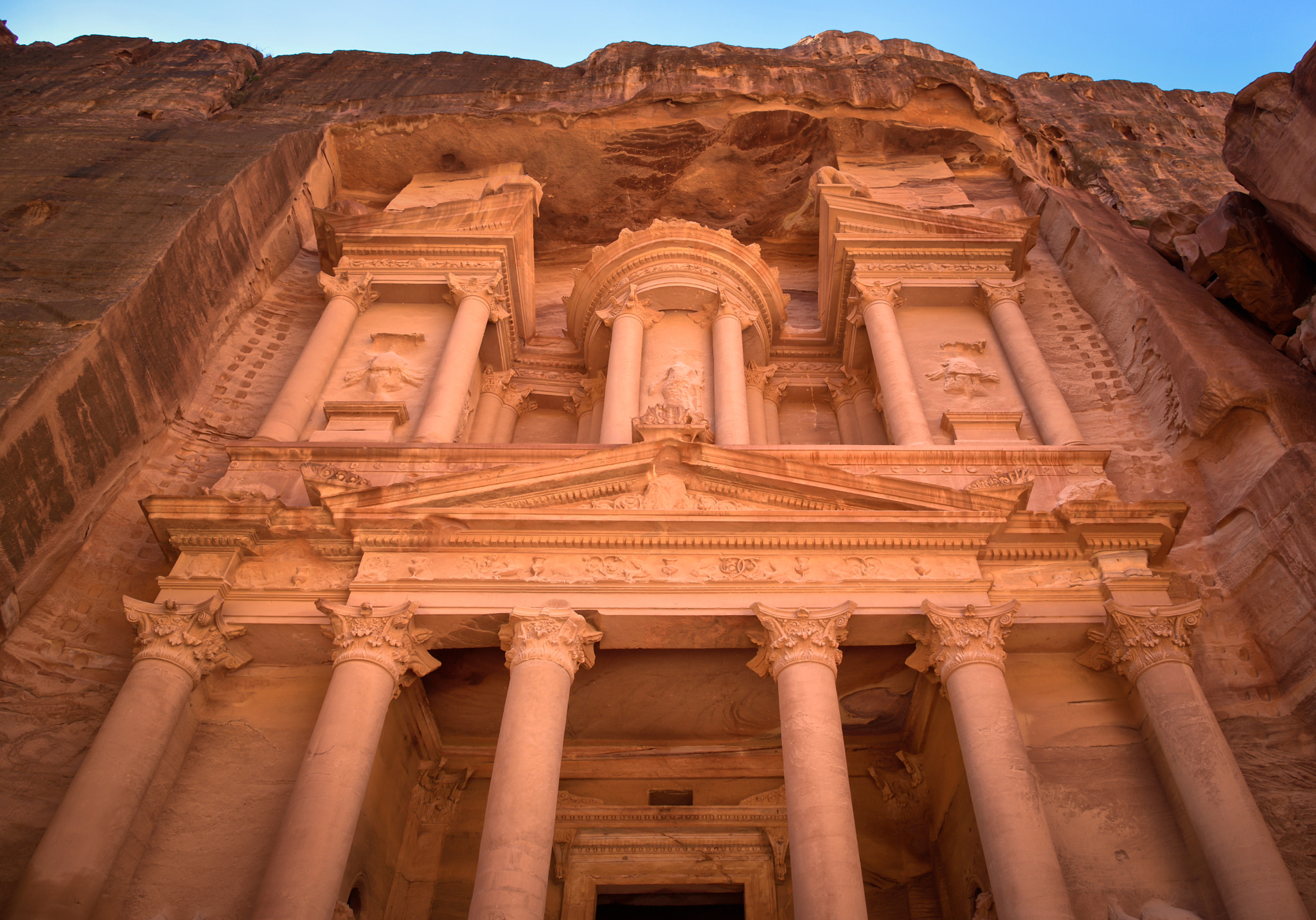 Nikon D810 sample photo. Petra temple photography