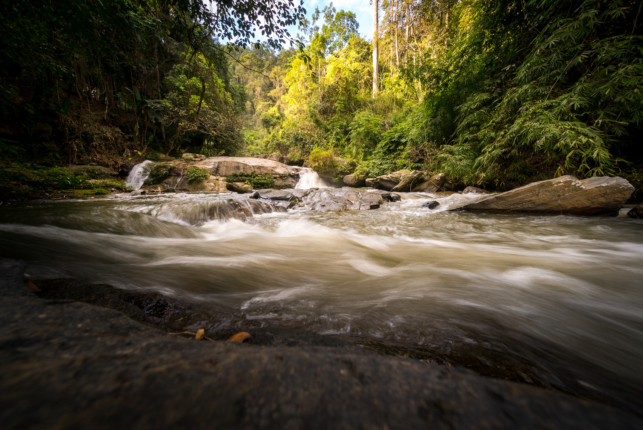 Sony a7S II sample photo. Wachirathan waterfall, chiang mai photography