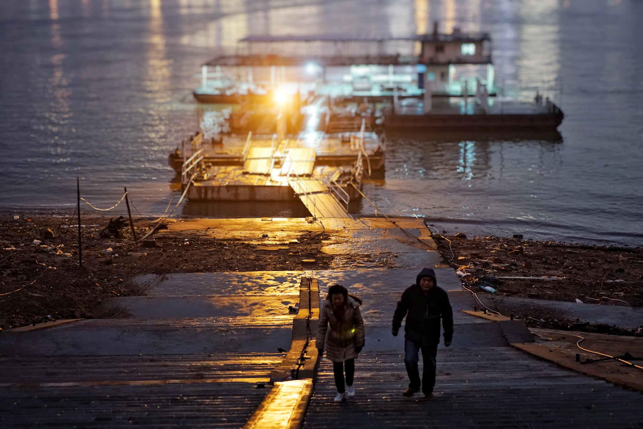 Sony a7R II + Sony Sonnar T* FE 55mm F1.8 ZA sample photo. The last ferry boat photography