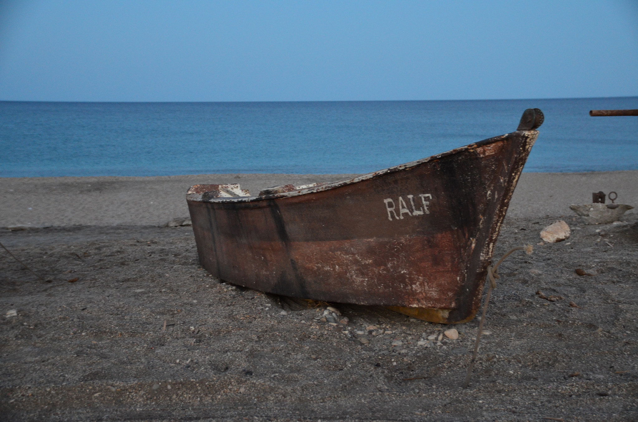 Nikon D5100 sample photo. Ralf barquito de pescador... cabo de gata - almería- spain photography