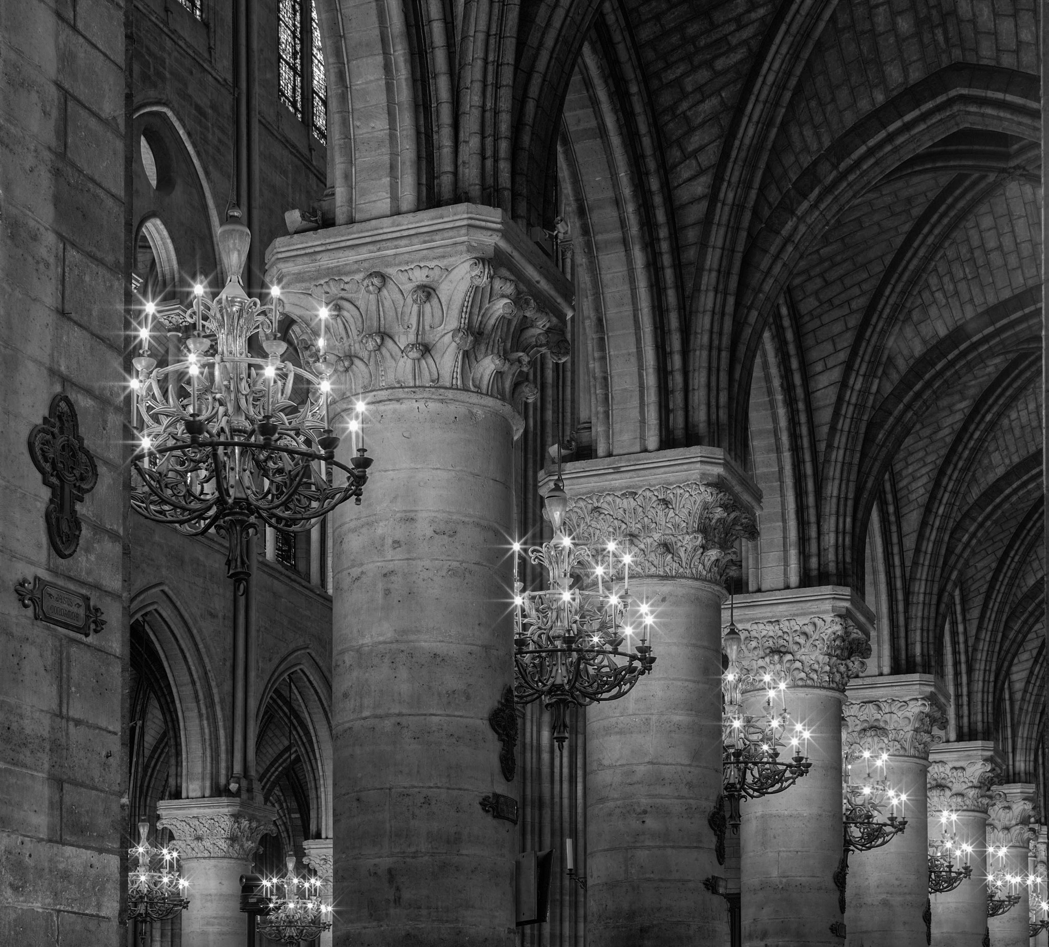 Canon EOS-1D X + Canon EF 50mm F1.2L USM sample photo. Inside of notre dame photography