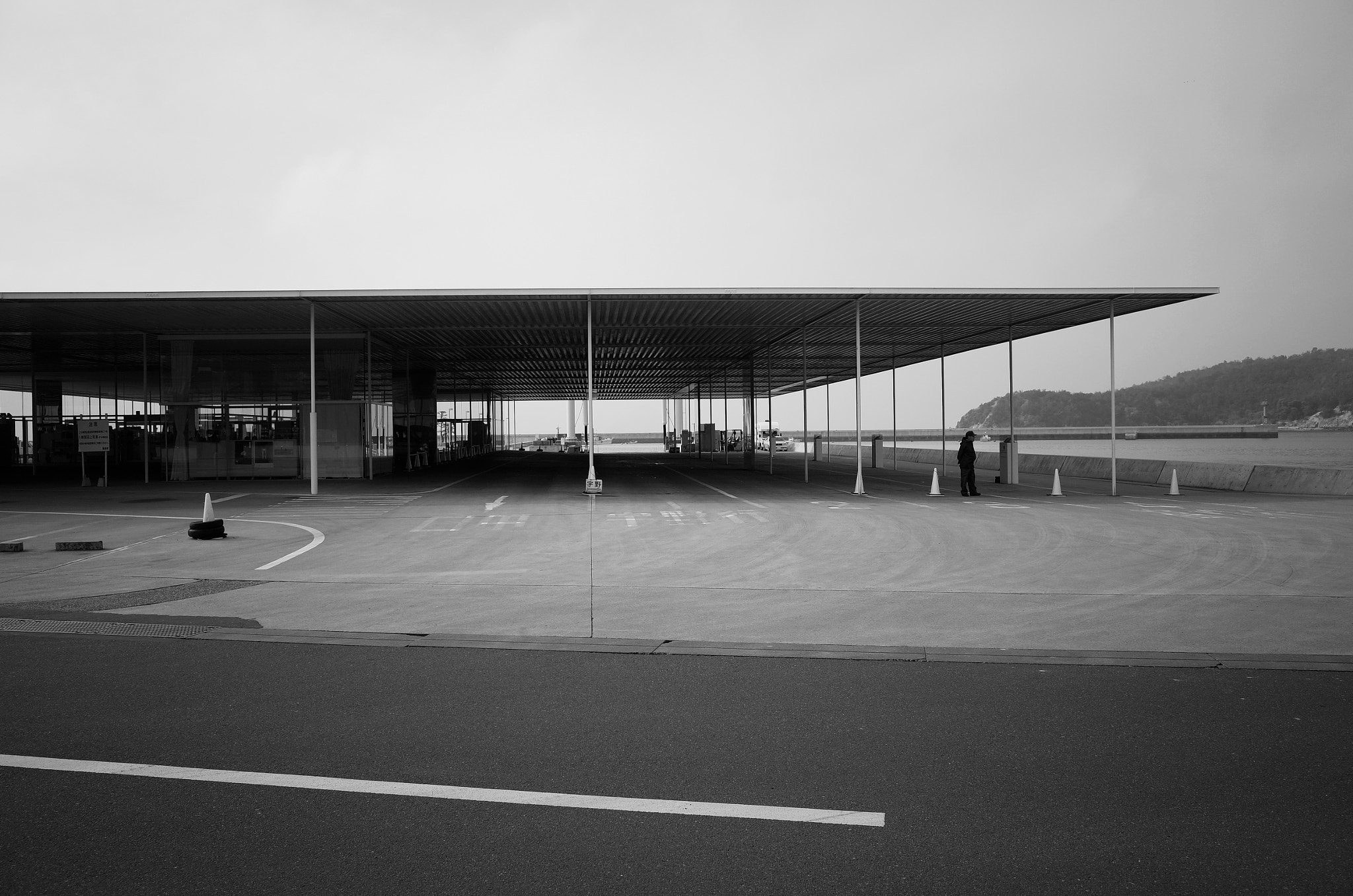 Ricoh GR + GR Lens sample photo. Marine station "naoshima" (直島海之驛站) photography