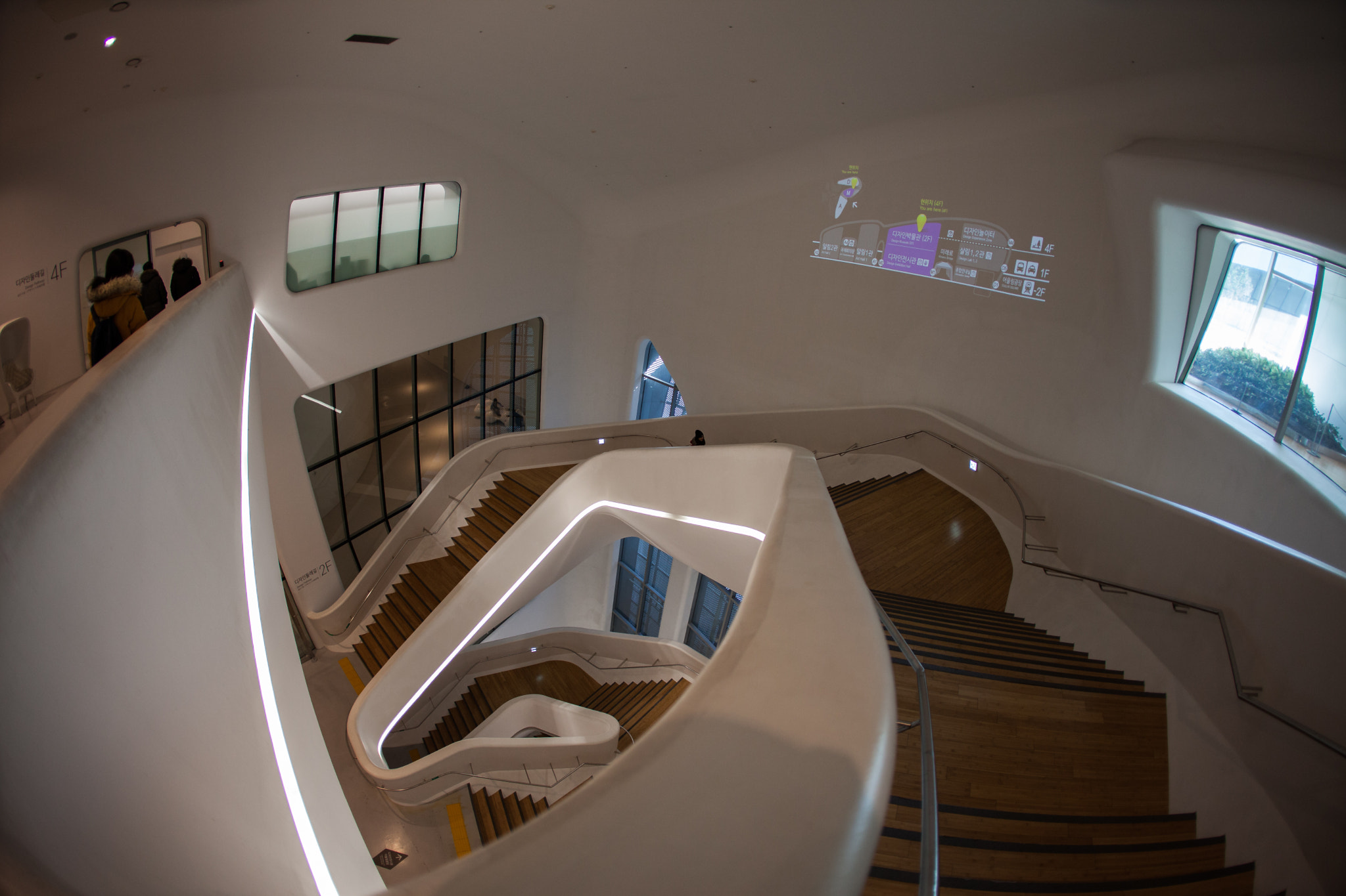 Canon EOS 5D Mark II + Canon EF 15mm F2.8 Fisheye sample photo. Stairs photography
