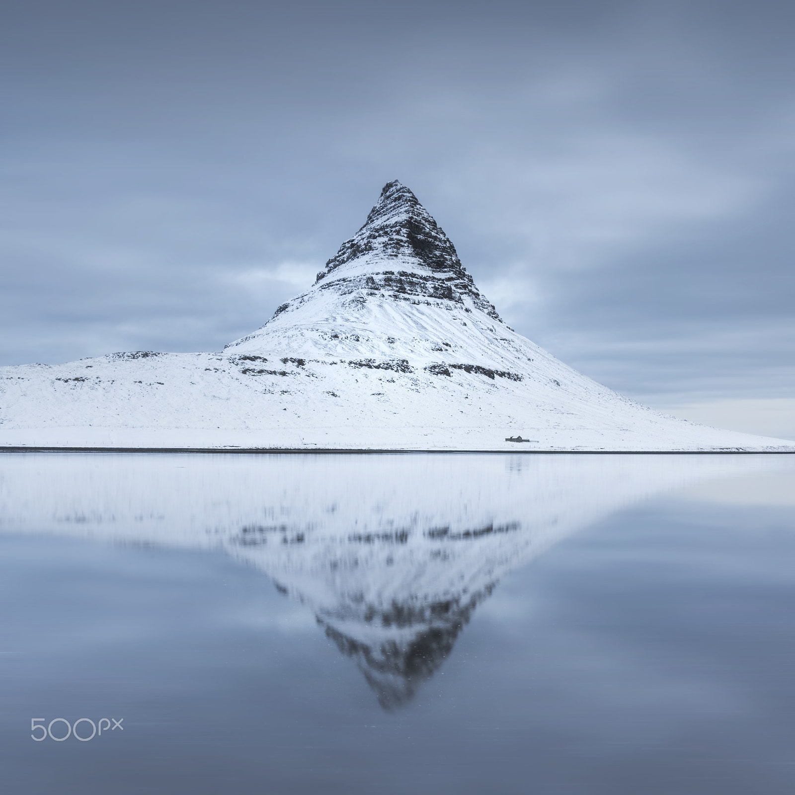 Nikon D810 sample photo. Kirkjufell reflective photography