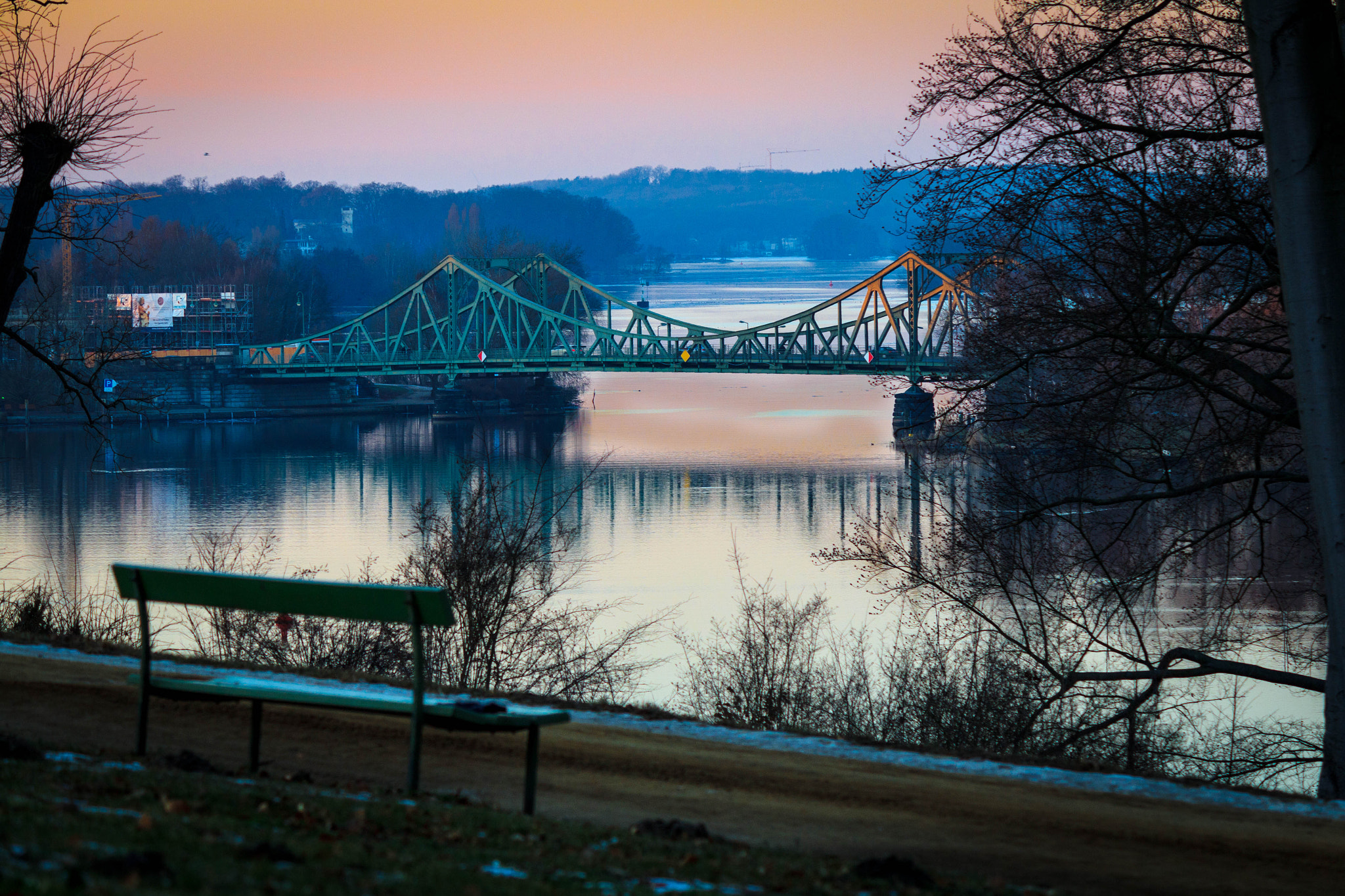 Canon EF-S 55-250mm F4-5.6 IS sample photo. Glienicke bridge photography