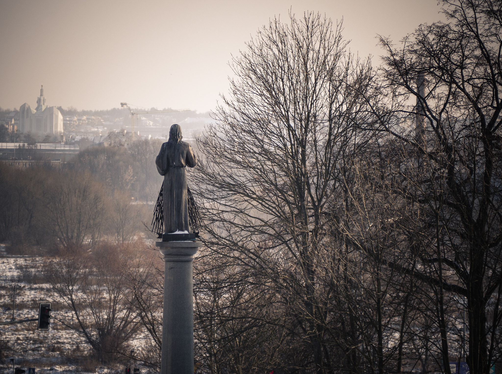 Olympus OM-D E-M10 sample photo. Jesus statue . photography