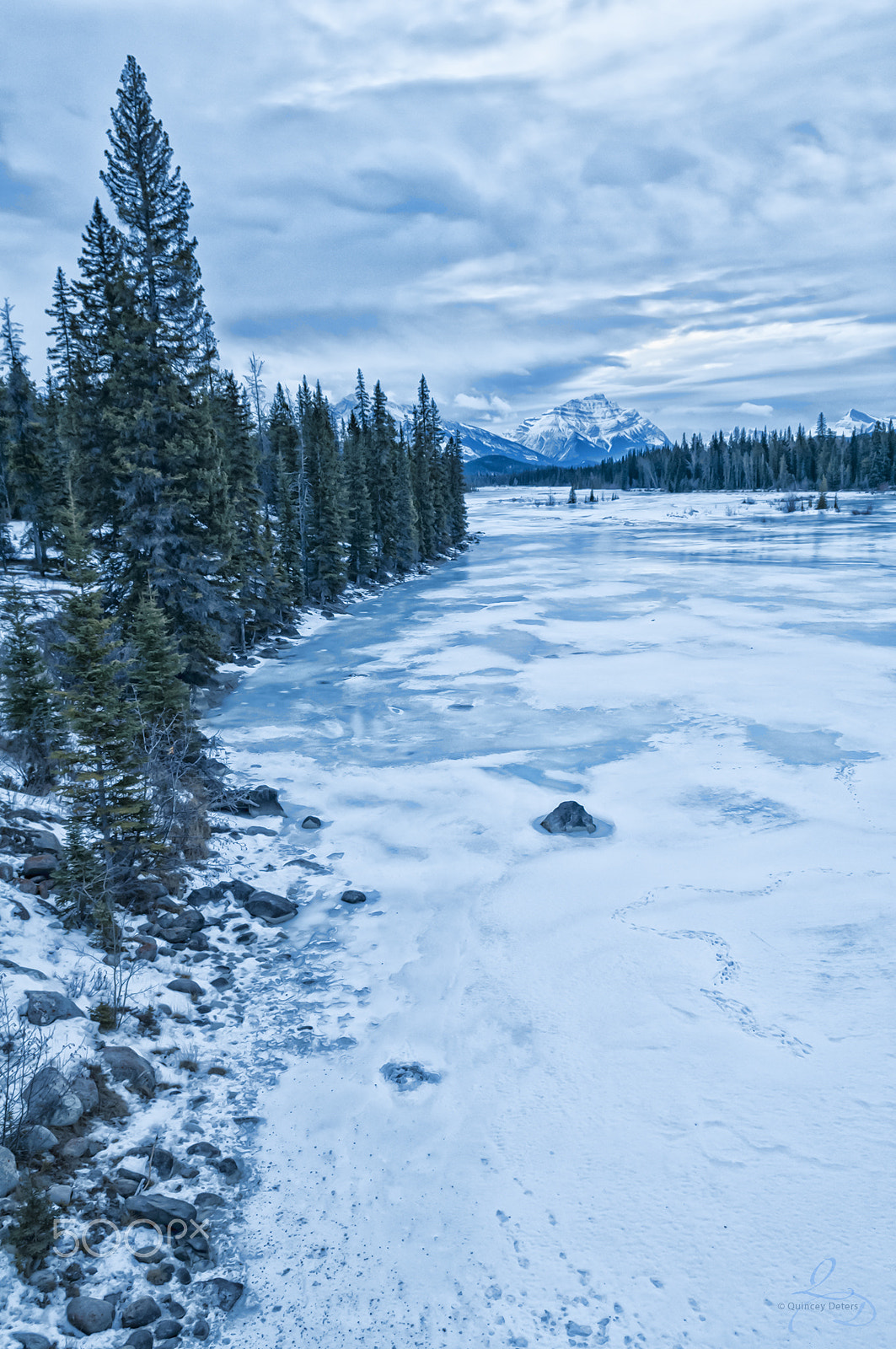 Nikon D300 sample photo. River blues © quincey deters photography
