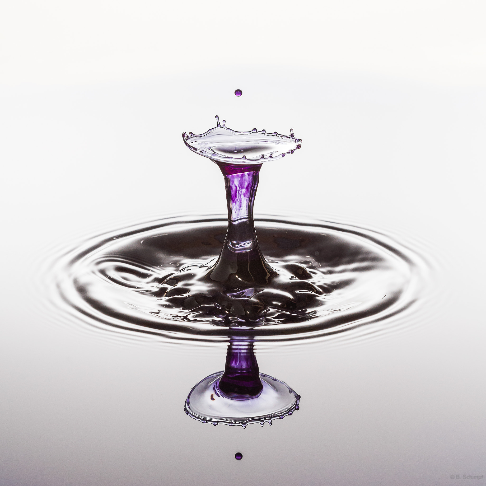 Sigma 150mm f/2.8 EX DG OS HSM APO Macro sample photo. Splash in the mirror photography