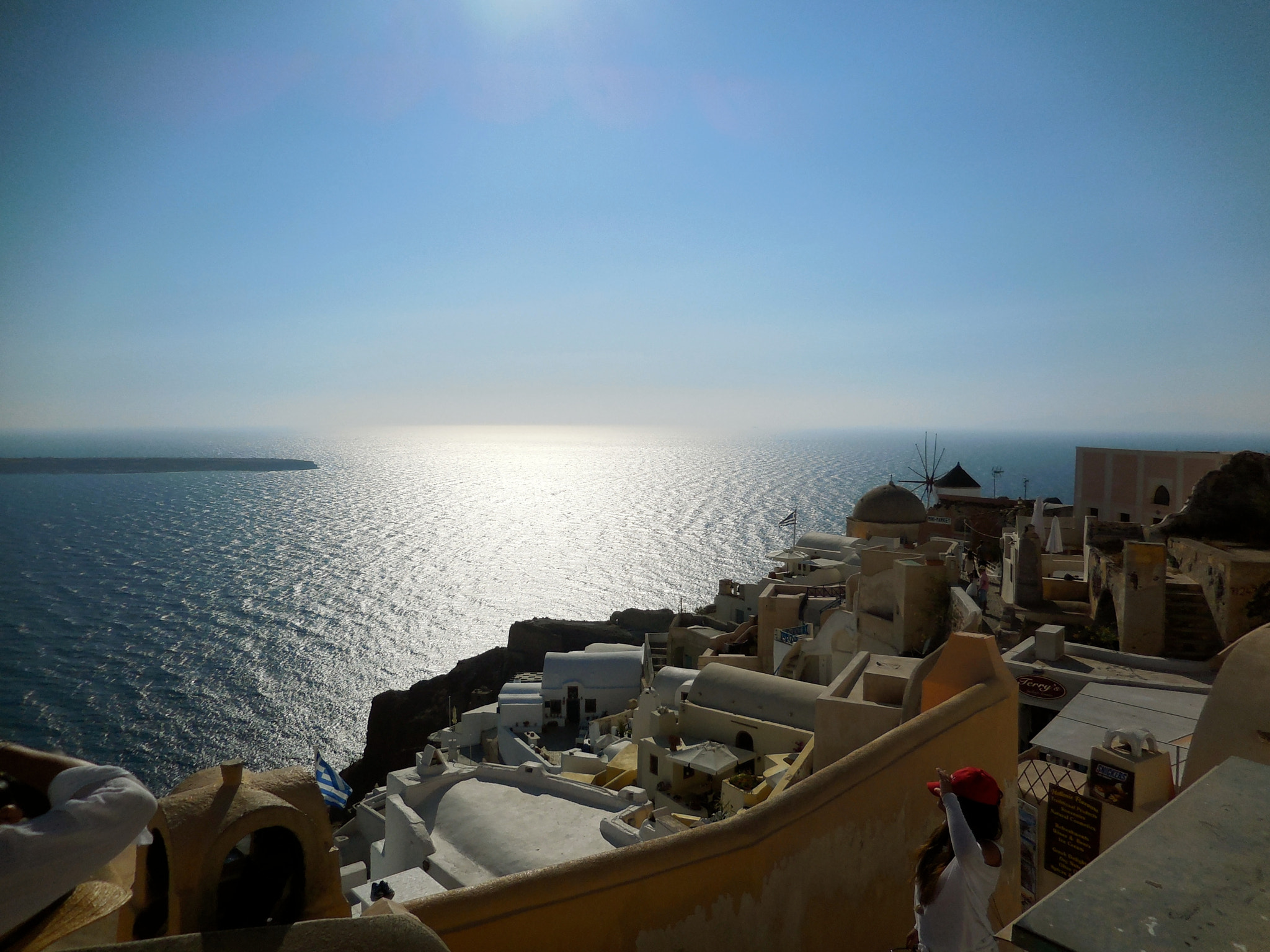 Nikon COOLPIX S6600 sample photo. Santorini view on oia photography