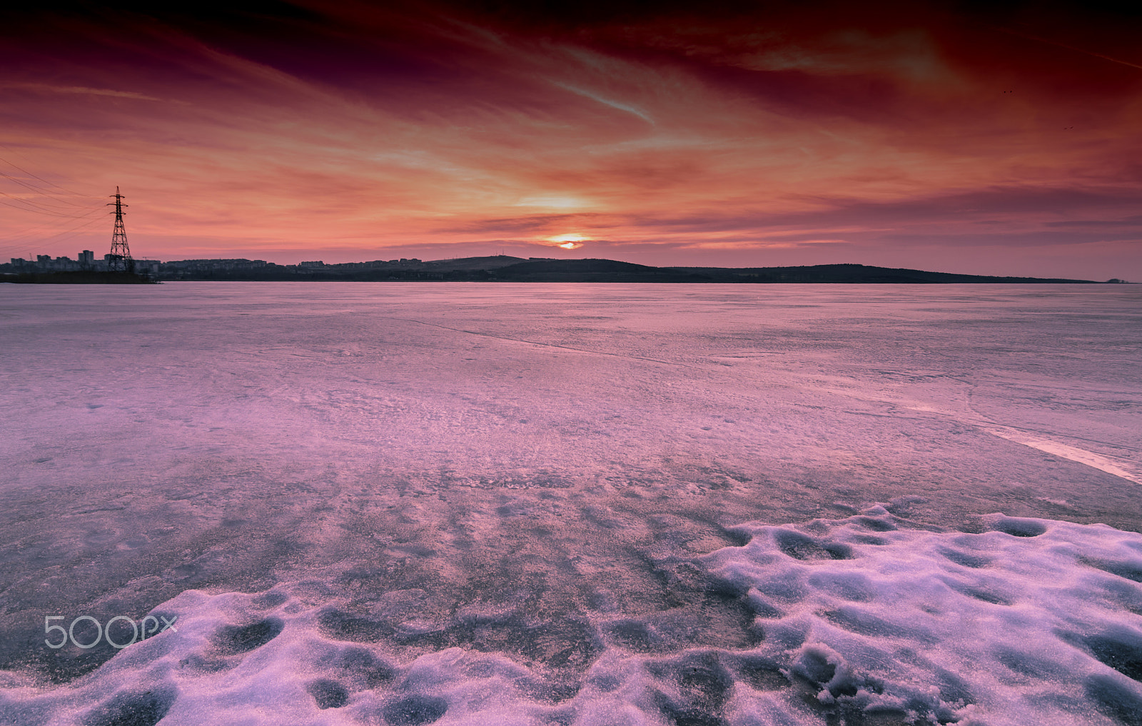 Tokina AT-X Pro 12-24mm F4 (IF) DX sample photo. Frozen lake 2 photography