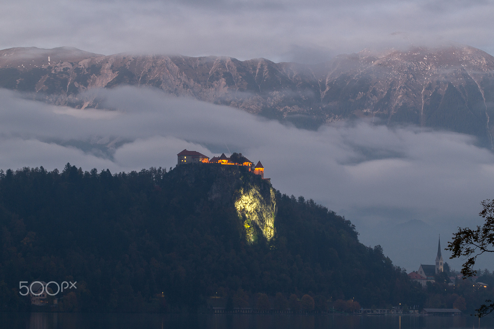 Canon EF 70-300mm F4-5.6L IS USM sample photo. Bled lake photography
