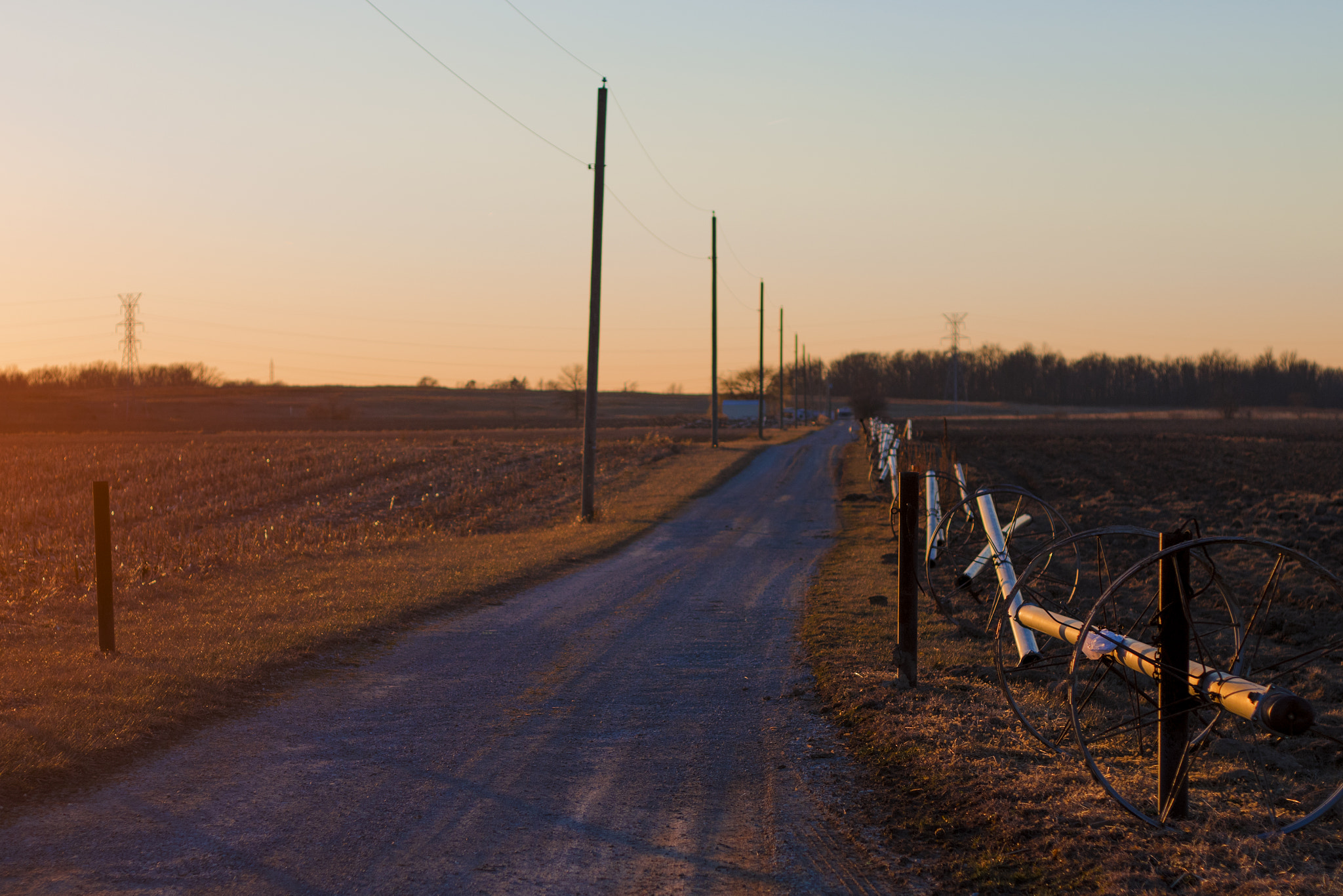 Canon EF 50mm F1.8 II sample photo. Indiana sunset photography