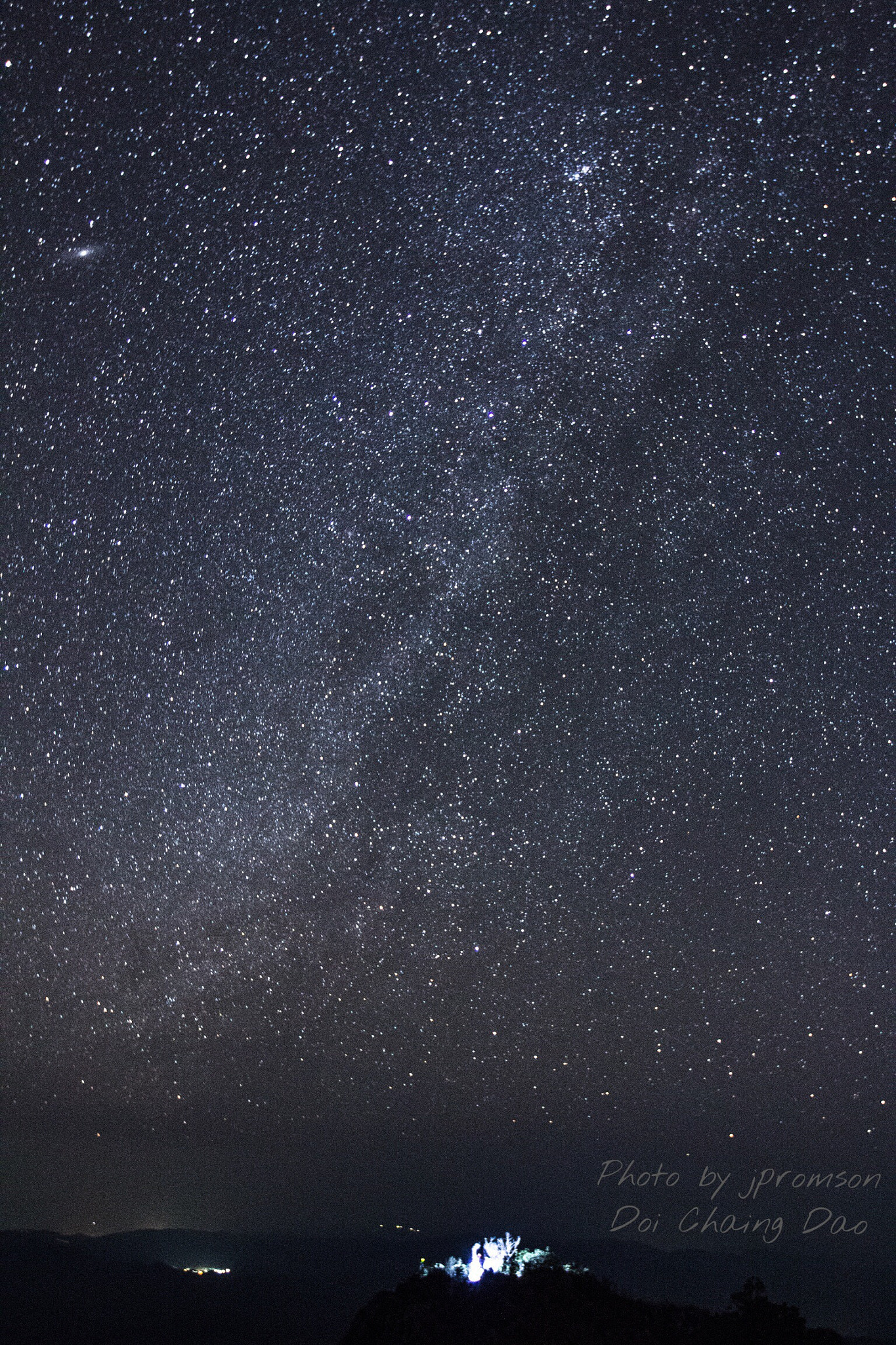 Canon EF 16-35mm F2.8L II USM sample photo. The milky way at doi chaing dao,thailand photography