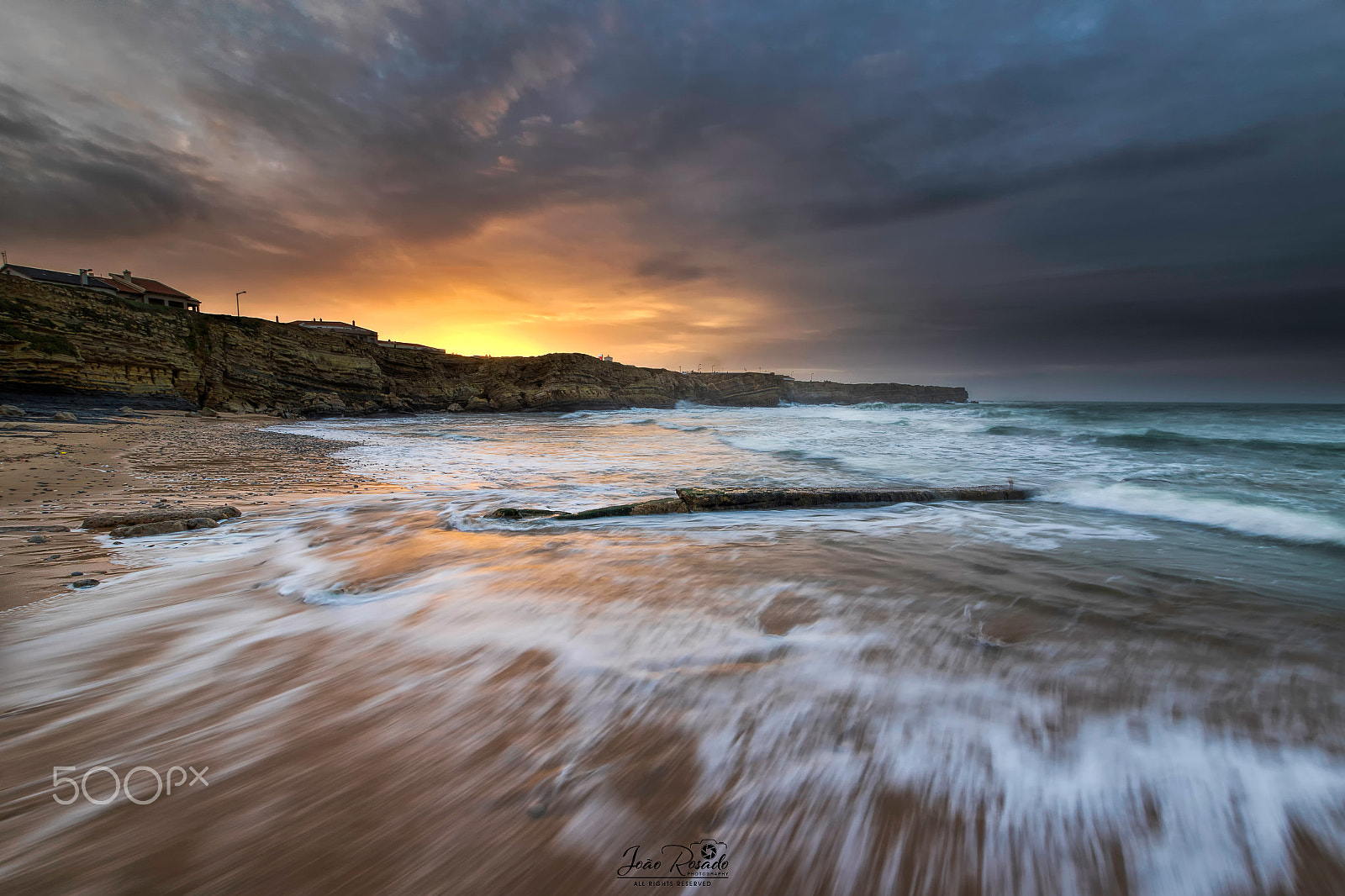 Sigma 10-20mm F3.5 EX DC HSM sample photo. Harbor sand north beach - peniche - portugal photography