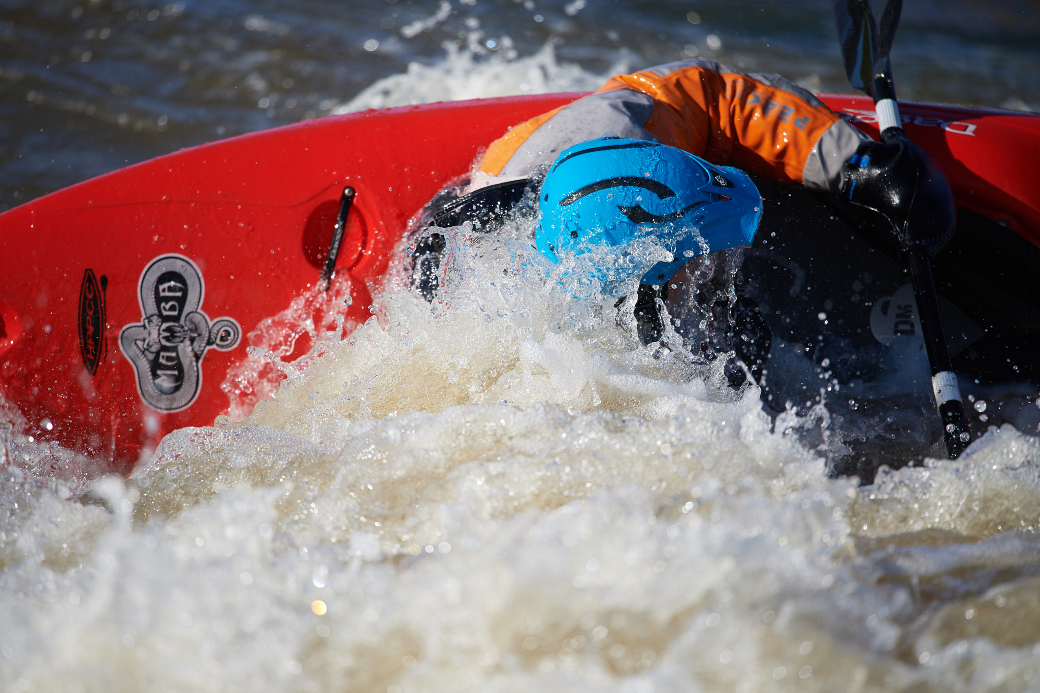 Nikon AF-S Nikkor 300mm f/4E PF ED VR sample photo. Kayaker photography