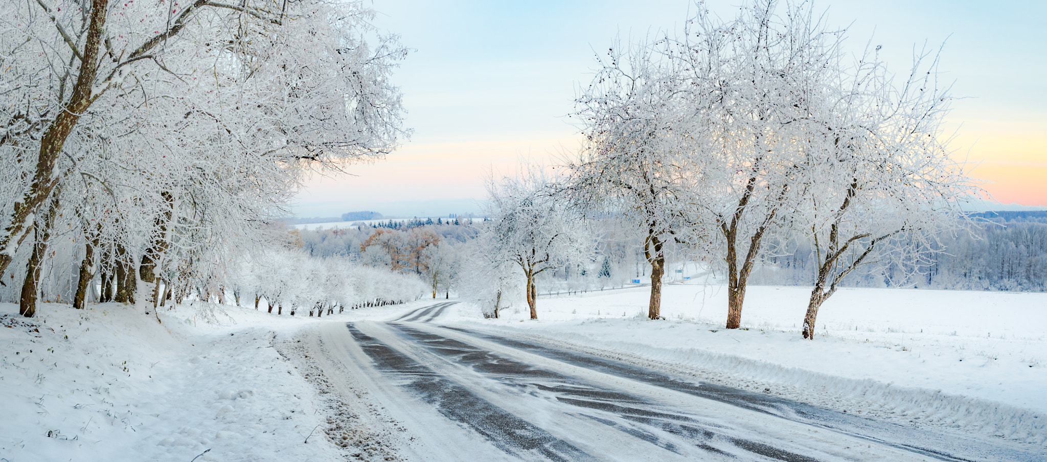 Pentax K-30 sample photo. Winter landscape photography