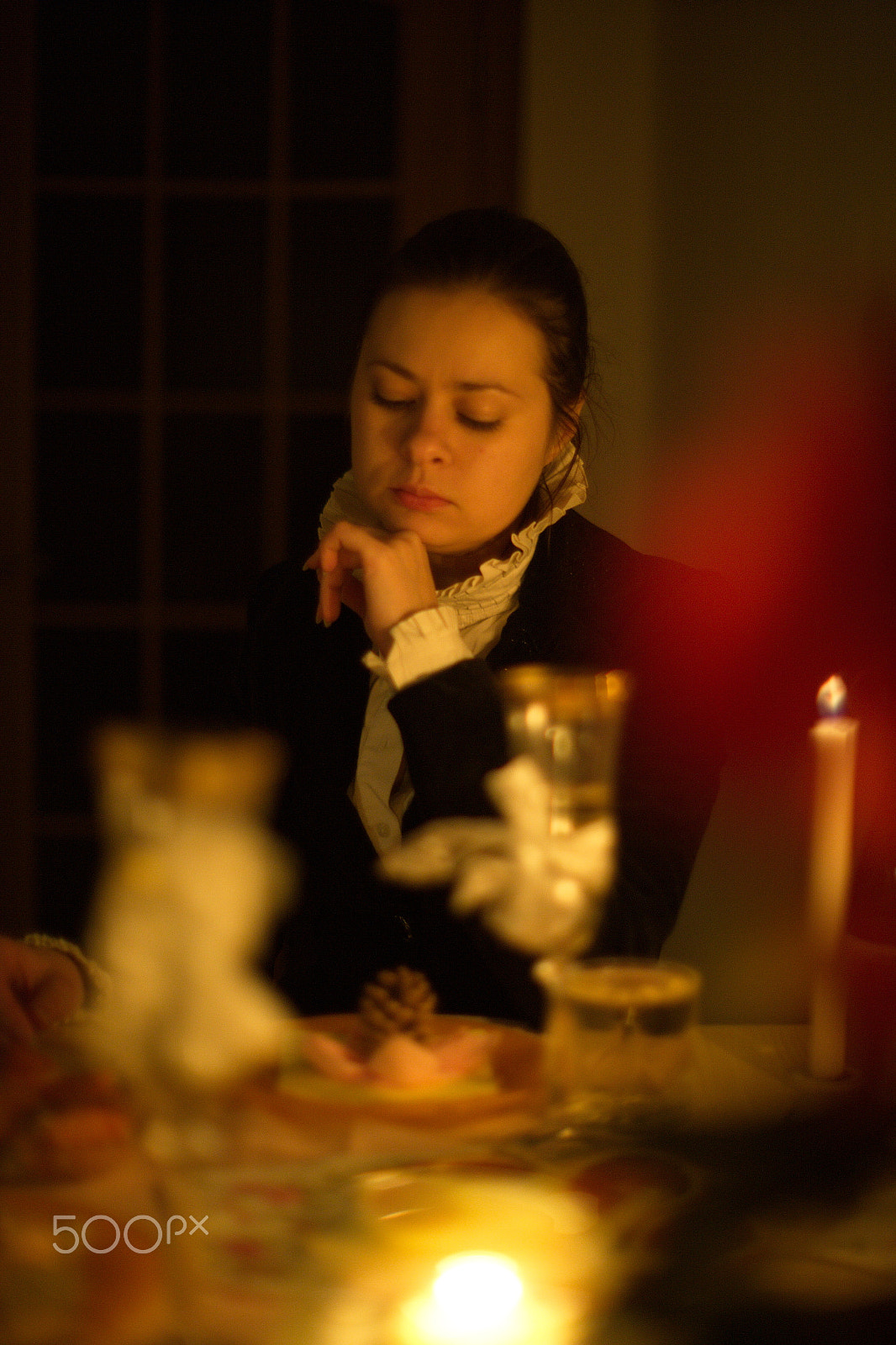 Canon EF 35-80mm f/4-5.6 sample photo. Dinner by candlelight photography