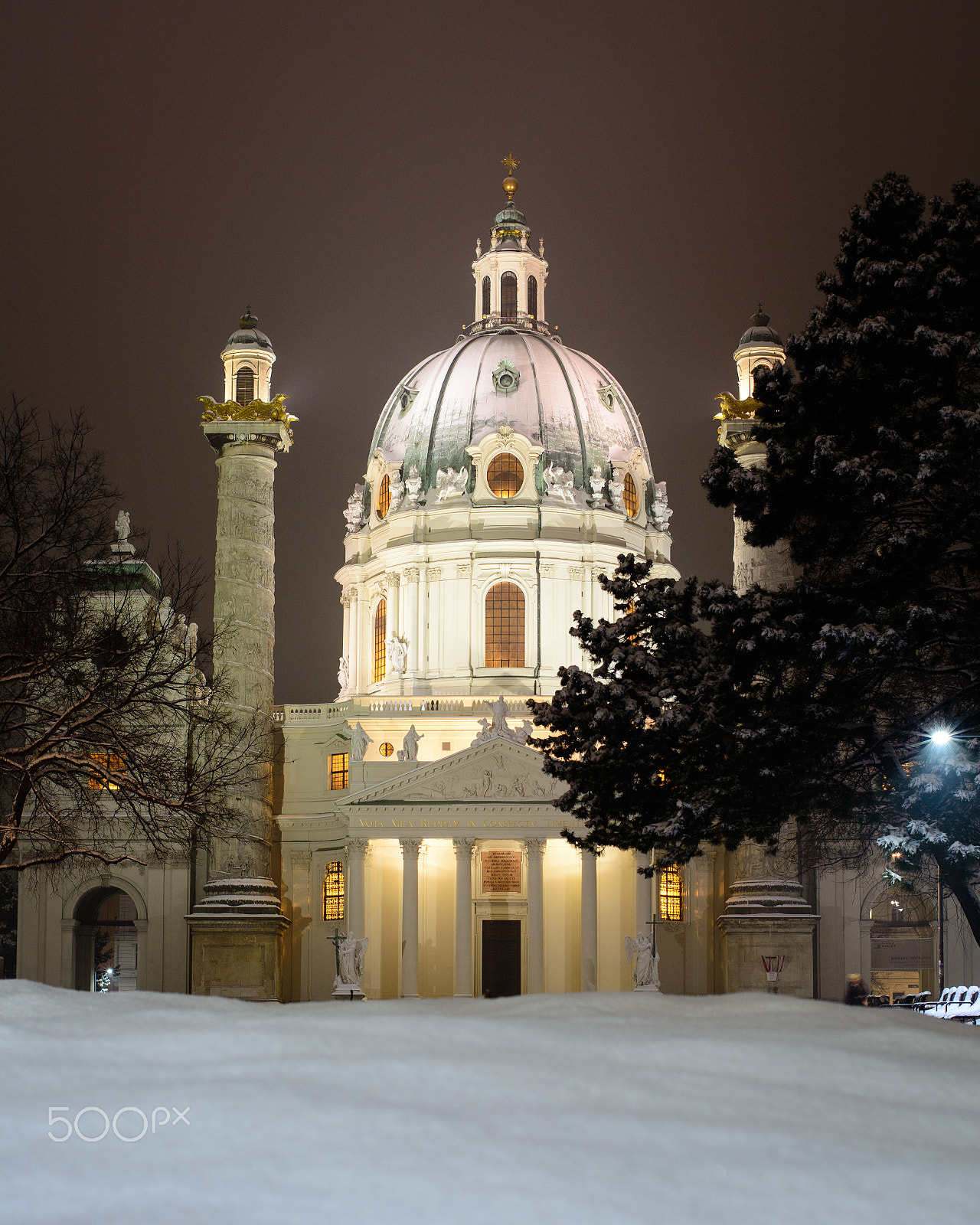 Nikon D7100 + Nikon AF Nikkor 35mm F2D sample photo. Karlskirche photography