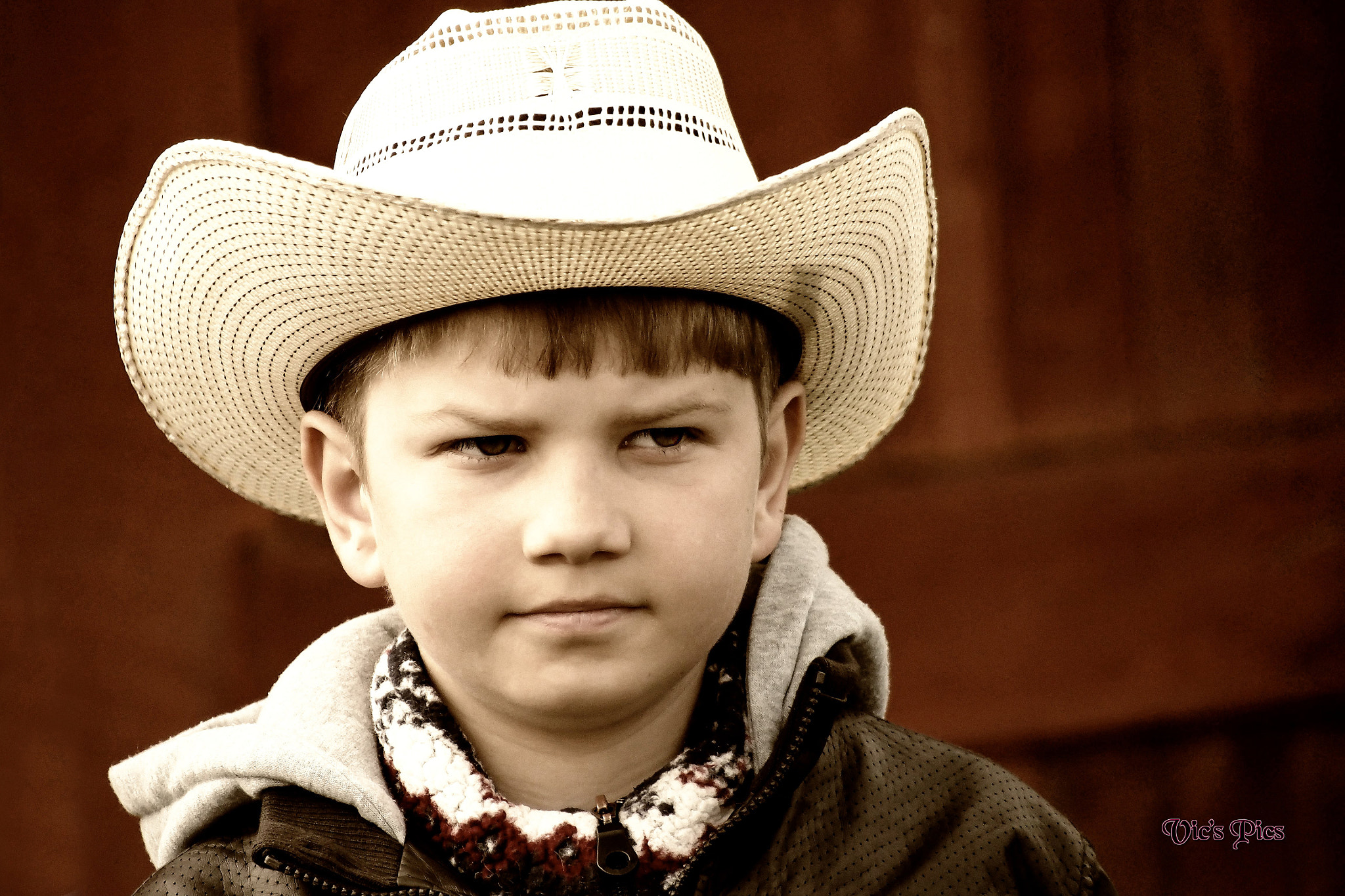 Panasonic Lumix G Vario 45-200mm F4-5.6 OIS sample photo. Young cowboy photography