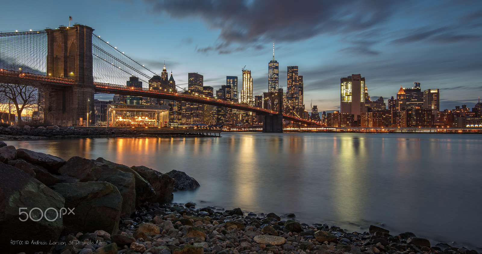 Canon EOS 5DS + Canon EF 300mm f/2.8L sample photo. Nyc and brooklyn bridge photography