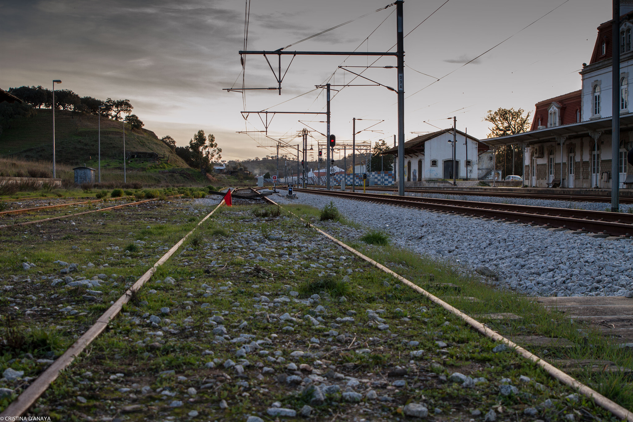 Canon EOS 7D + Sigma 24-70mm F2.8 EX DG Macro sample photo. Old railway station photography