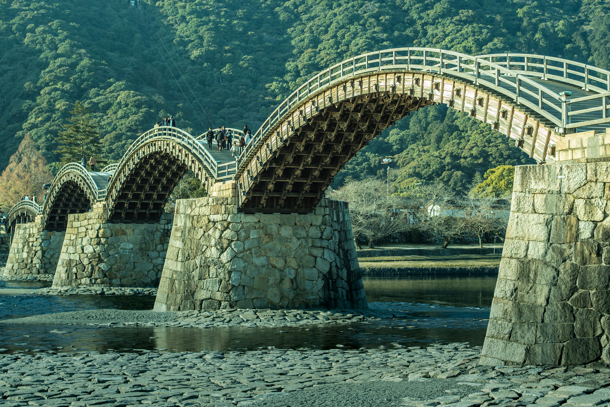 Nikon D750 + Nikon AF-S Nikkor 58mm F1.4G sample photo. Japanese old bridge photography