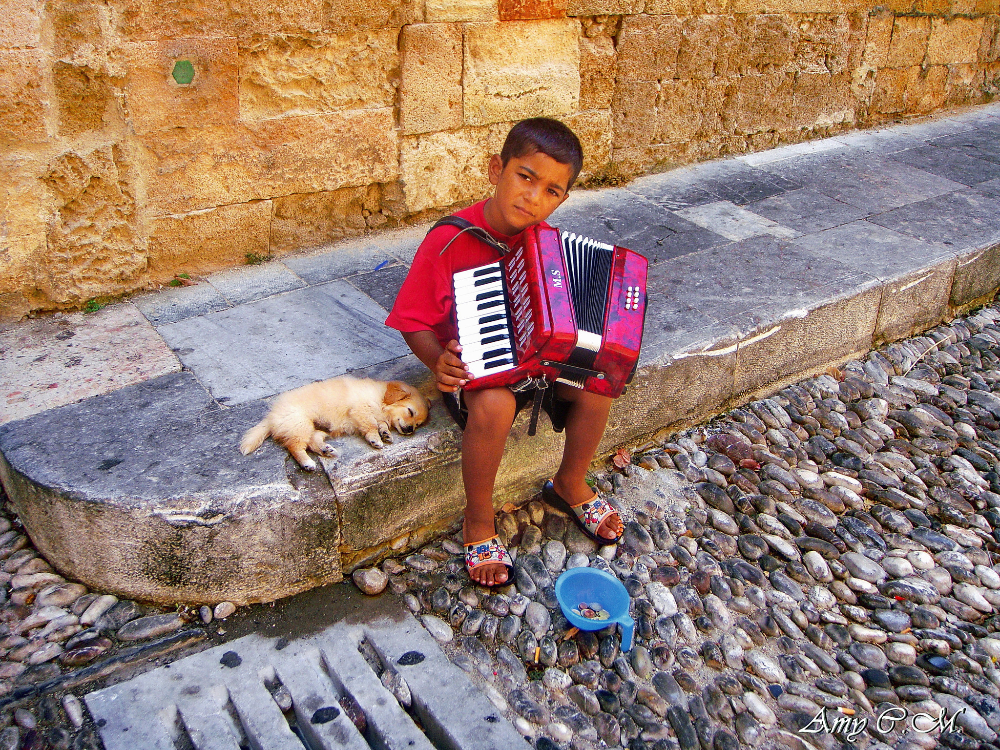 Sony DSC-T77 sample photo. El niÑo de la isla de rodas (grecia). photography