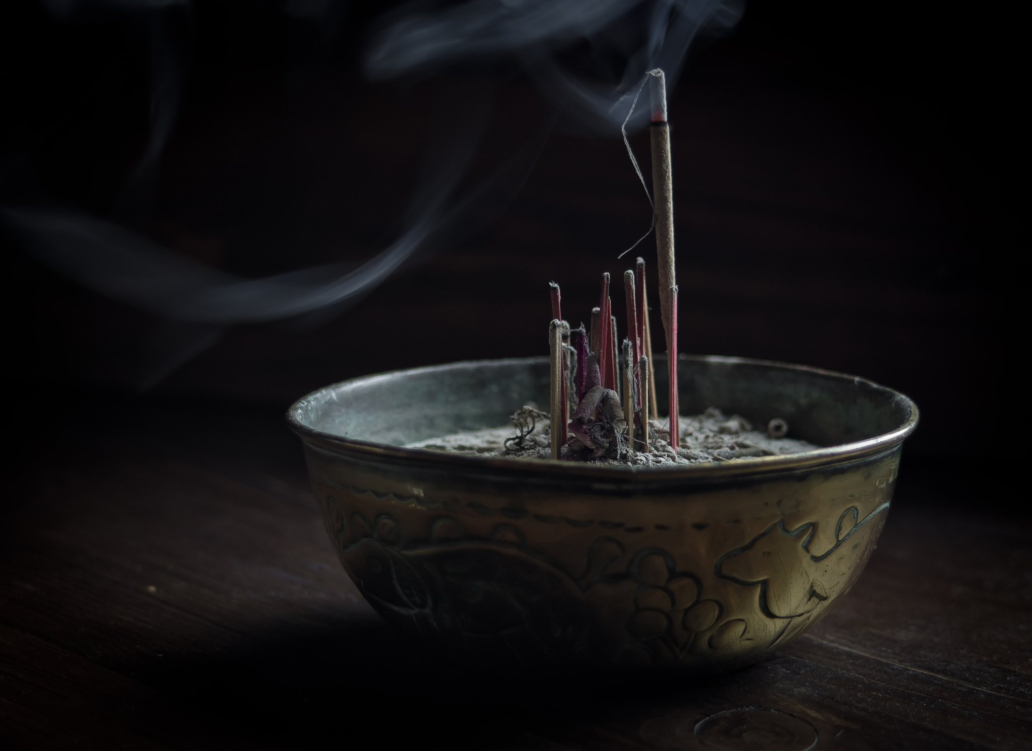 Pentax K-5 sample photo. Incense photography